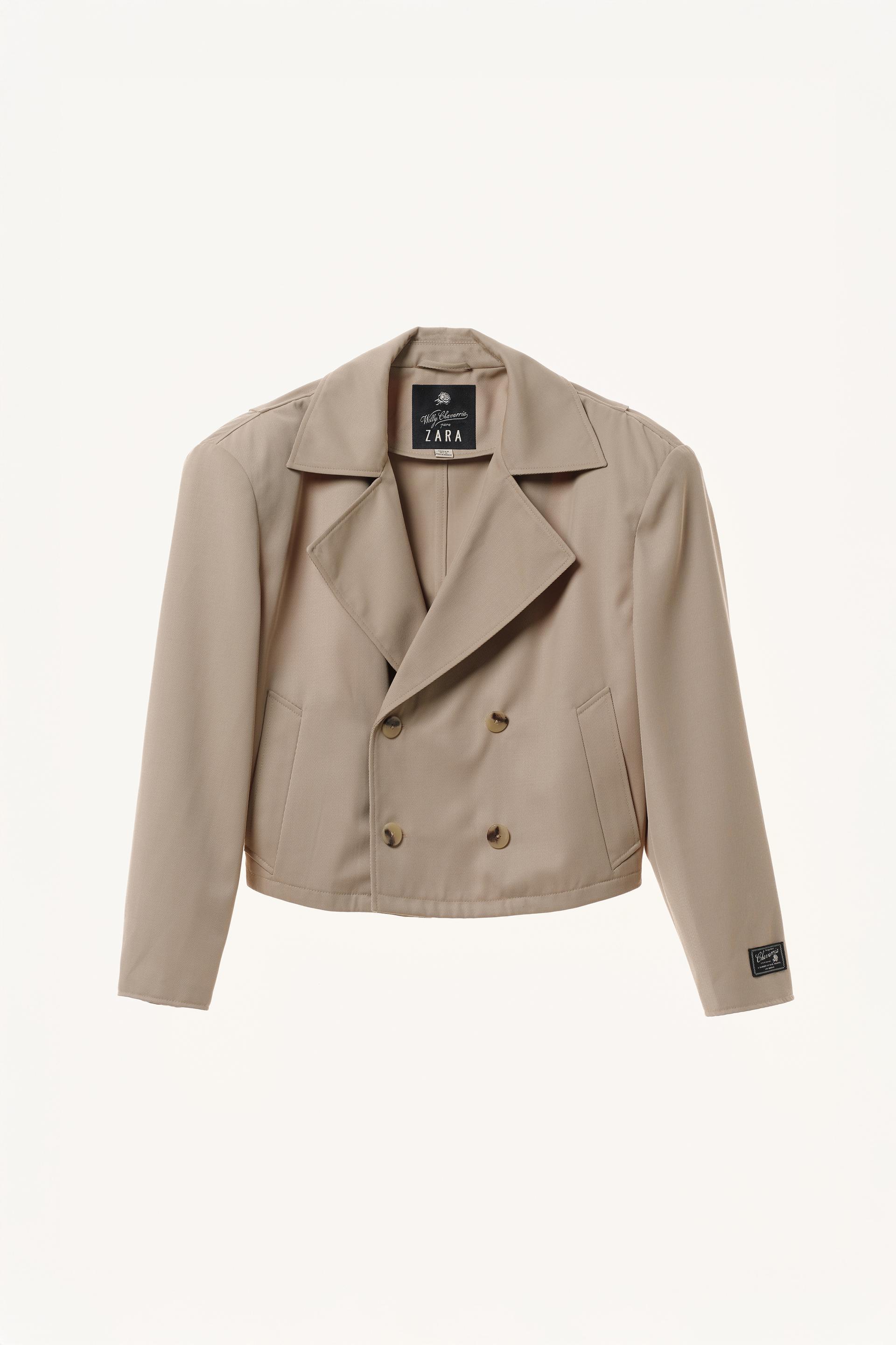 BOXY FIT SHORT TRENCH COAT WILLY CHAVARRIA X ZARA by ZARA