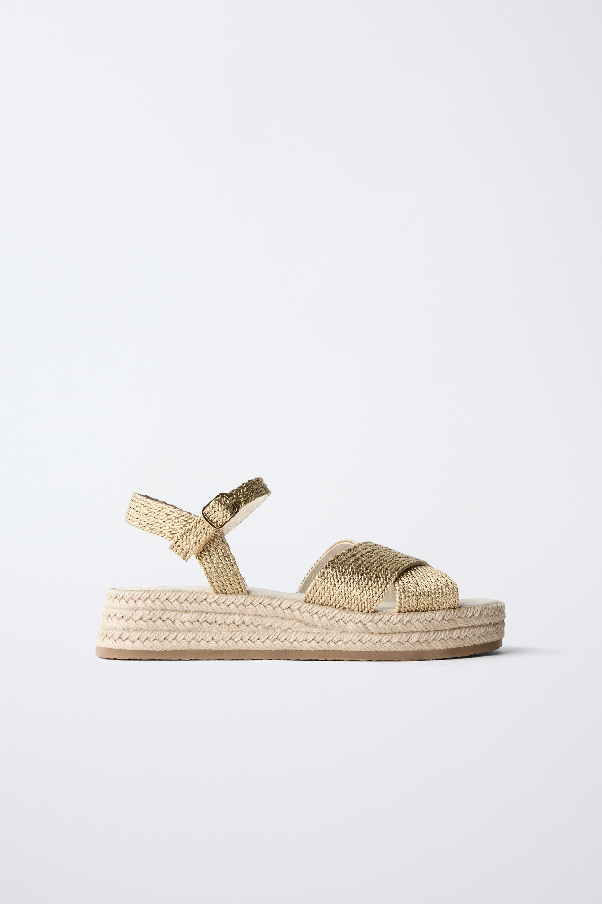BRAIDED BODY SANDALS by ZARA