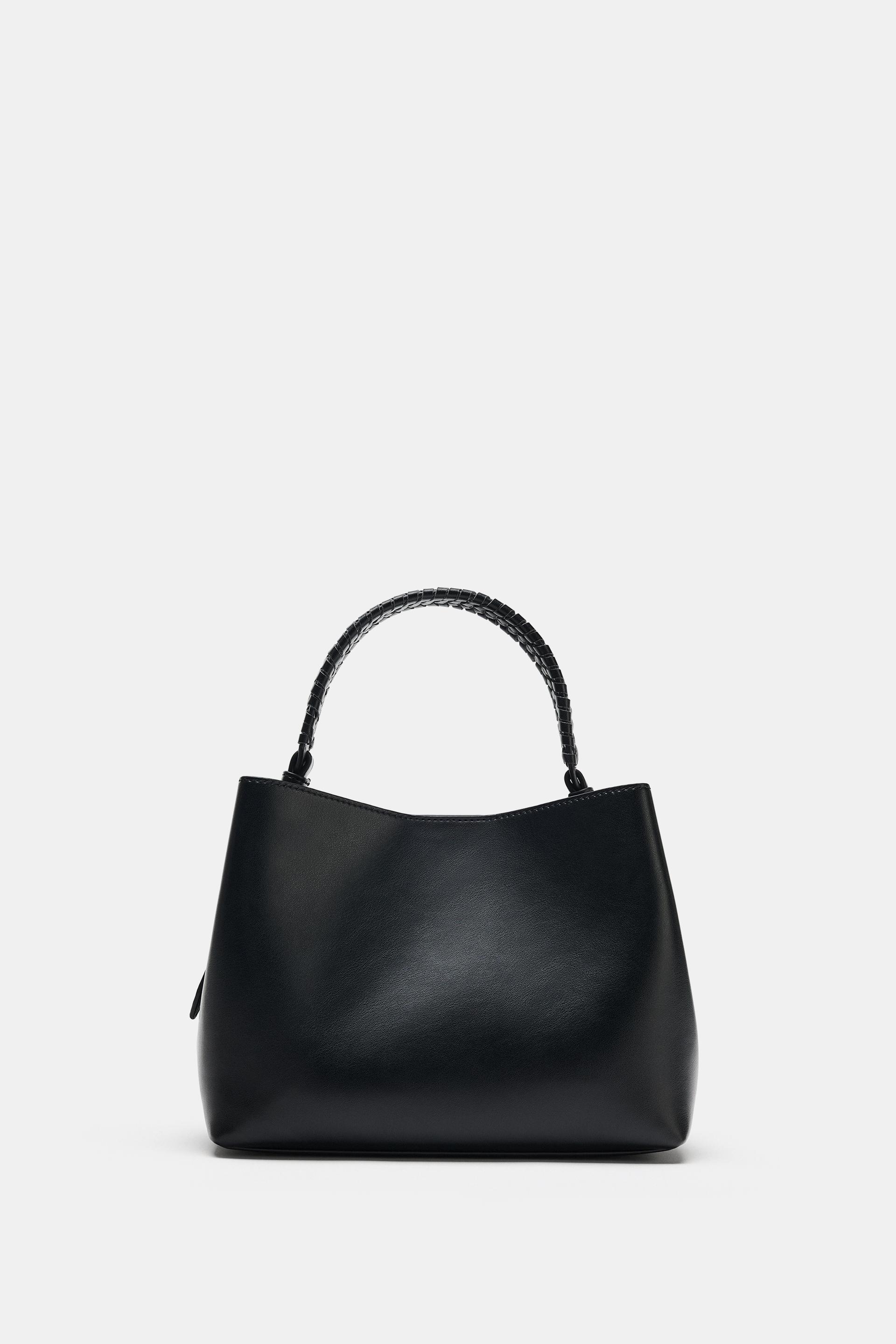 BRAIDED-HANDLE HANDBAG by ZARA