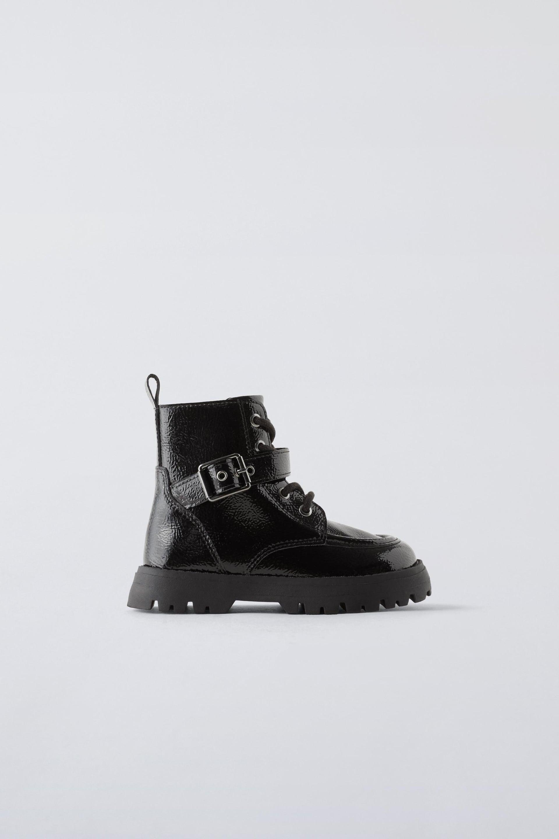 BUCKLED BOOTS by ZARA