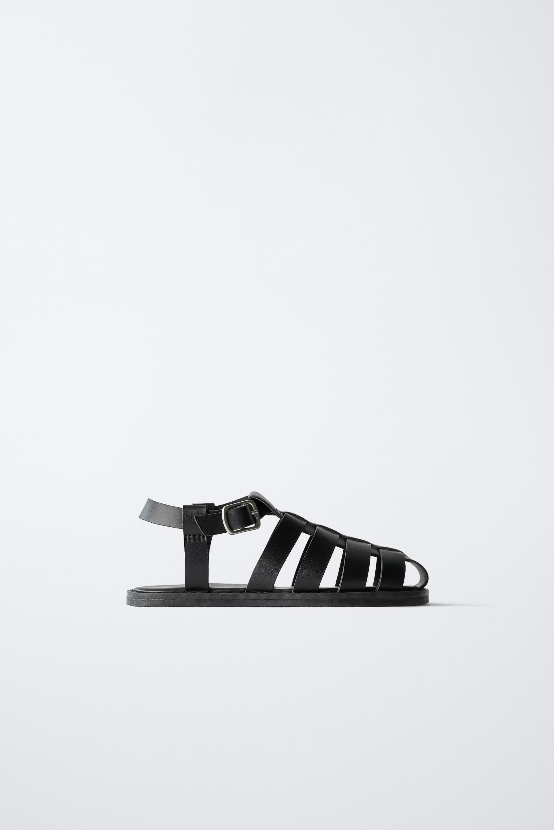 BUCKLED FISHERMAN SANDALS by ZARA