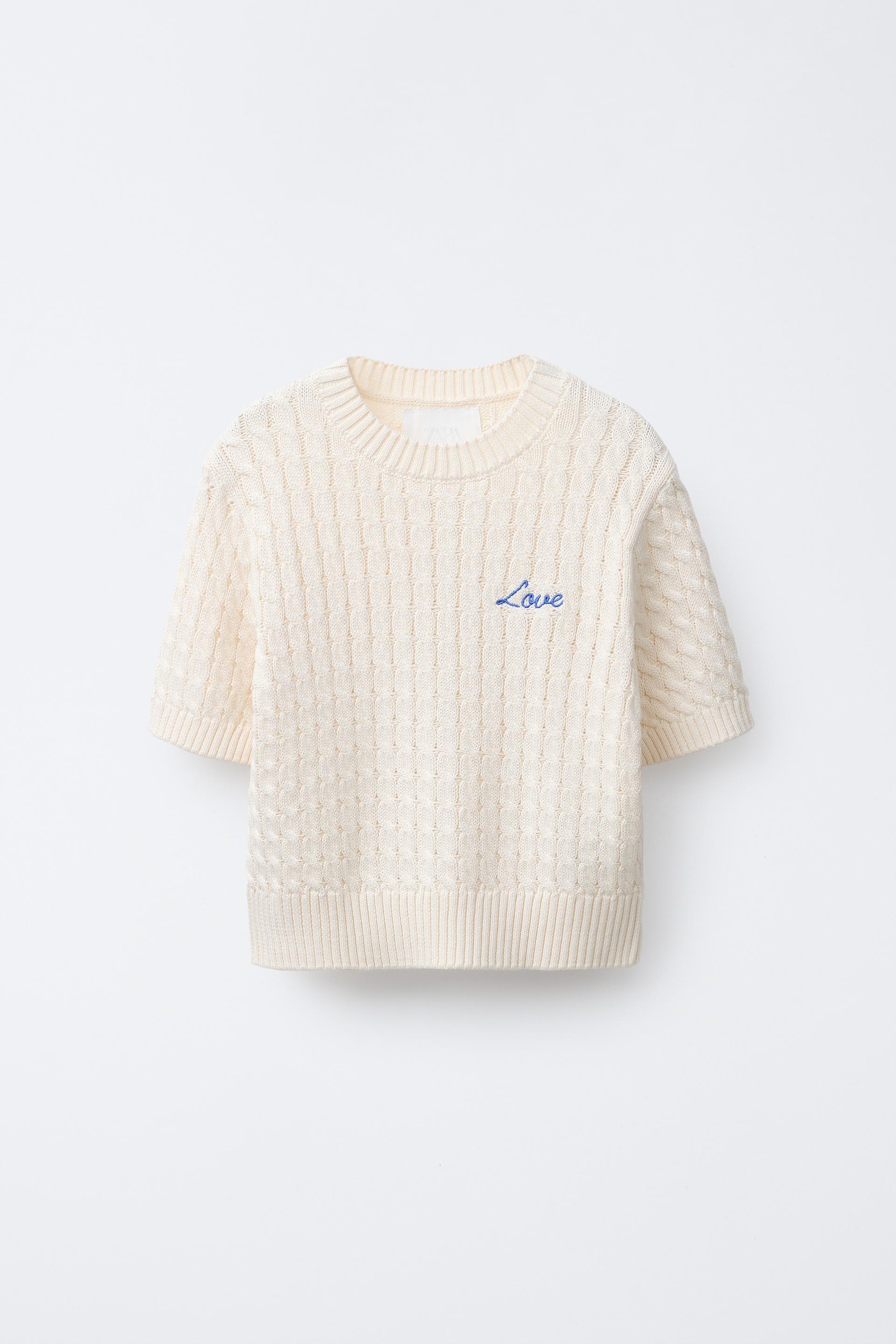 CABLE KNIT SWEATER by ZARA