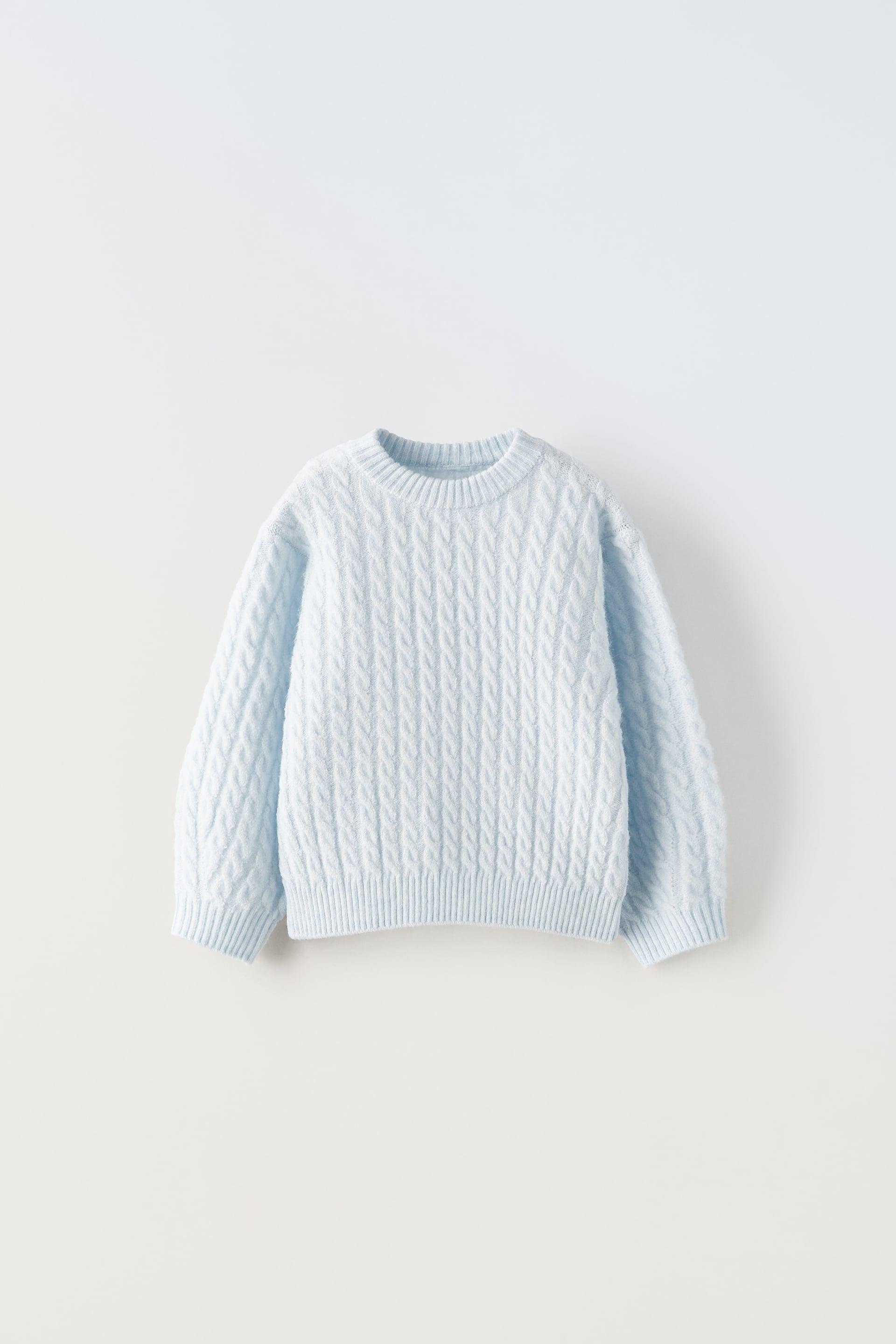 CABLE KNIT SWEATER by ZARA