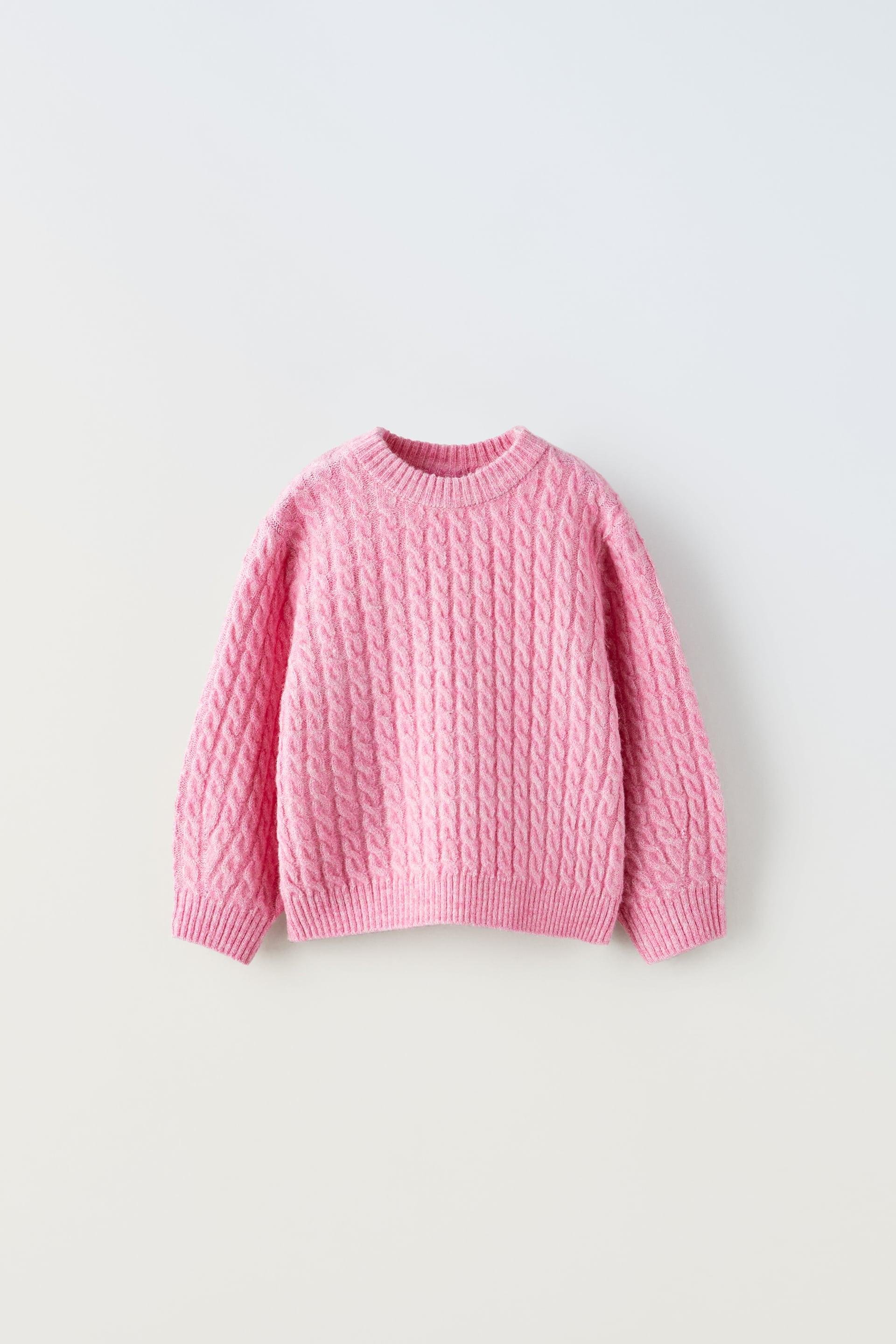 CABLE KNIT SWEATER by ZARA