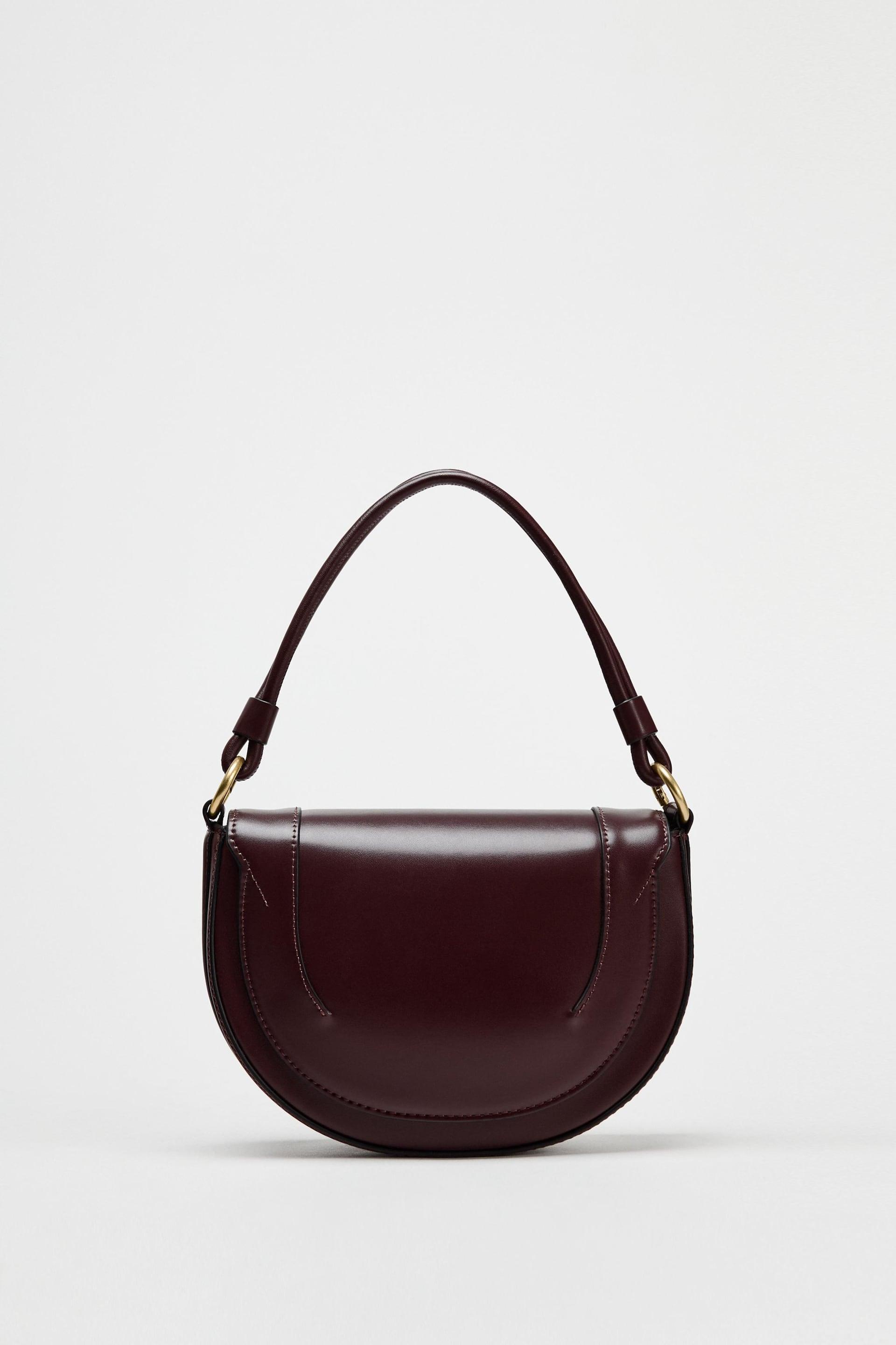 CANVAS TOPSTITCH CROSSBODY BAG by ZARA