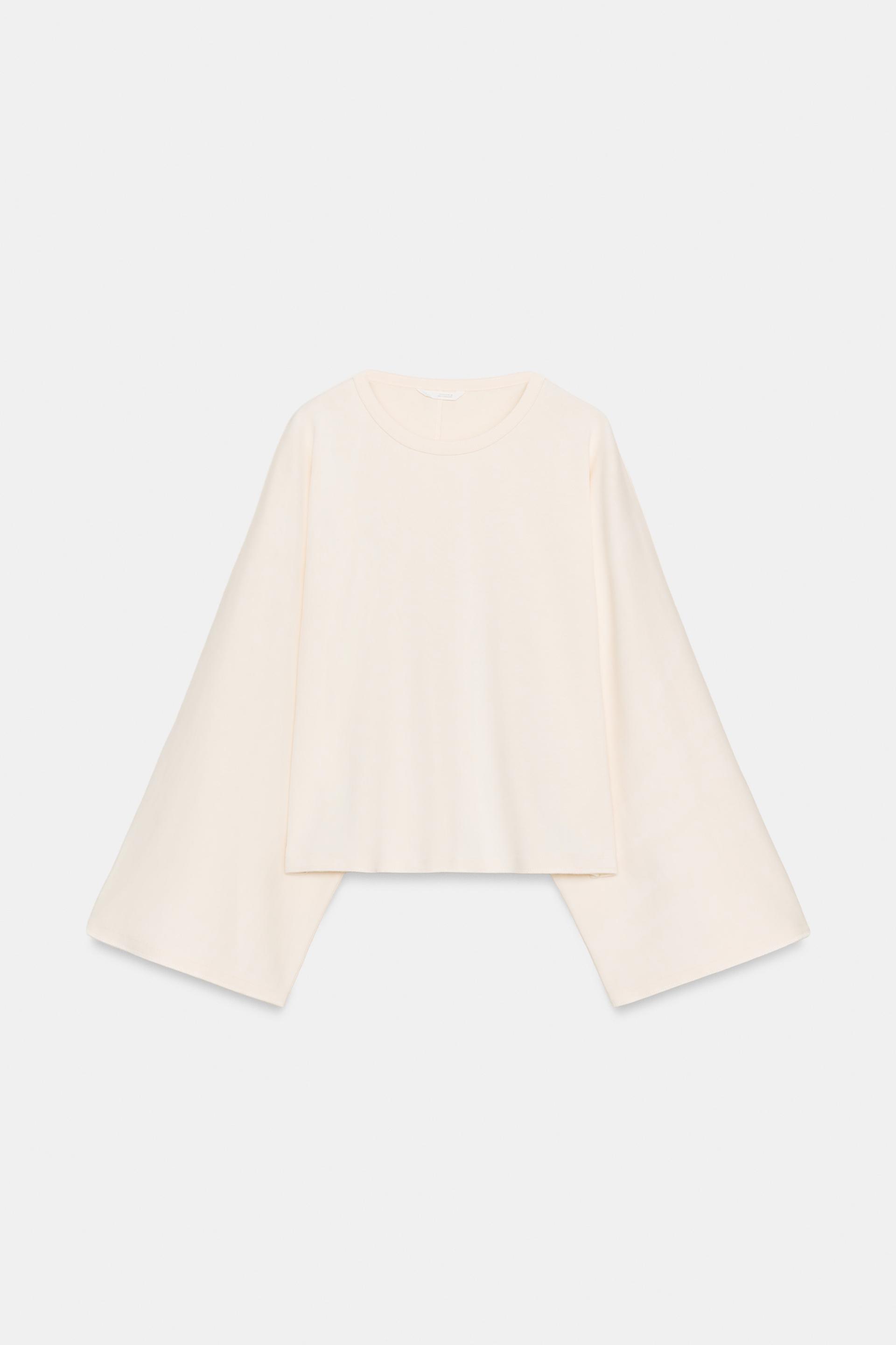CAPE SLEEVE T-SHIRT by ZARA