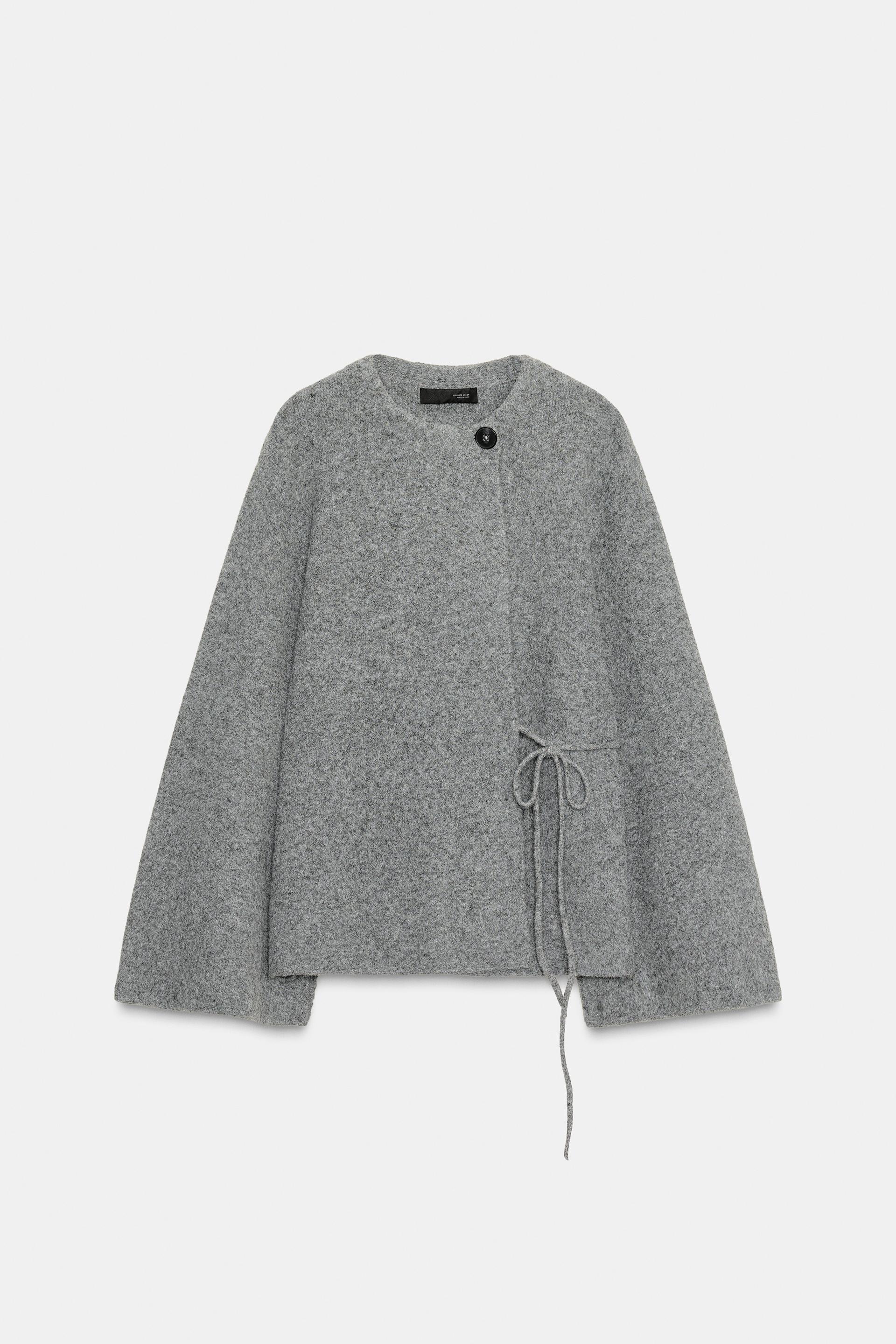 CARDIGAN WITH SLEEVE OPENING by ZARA