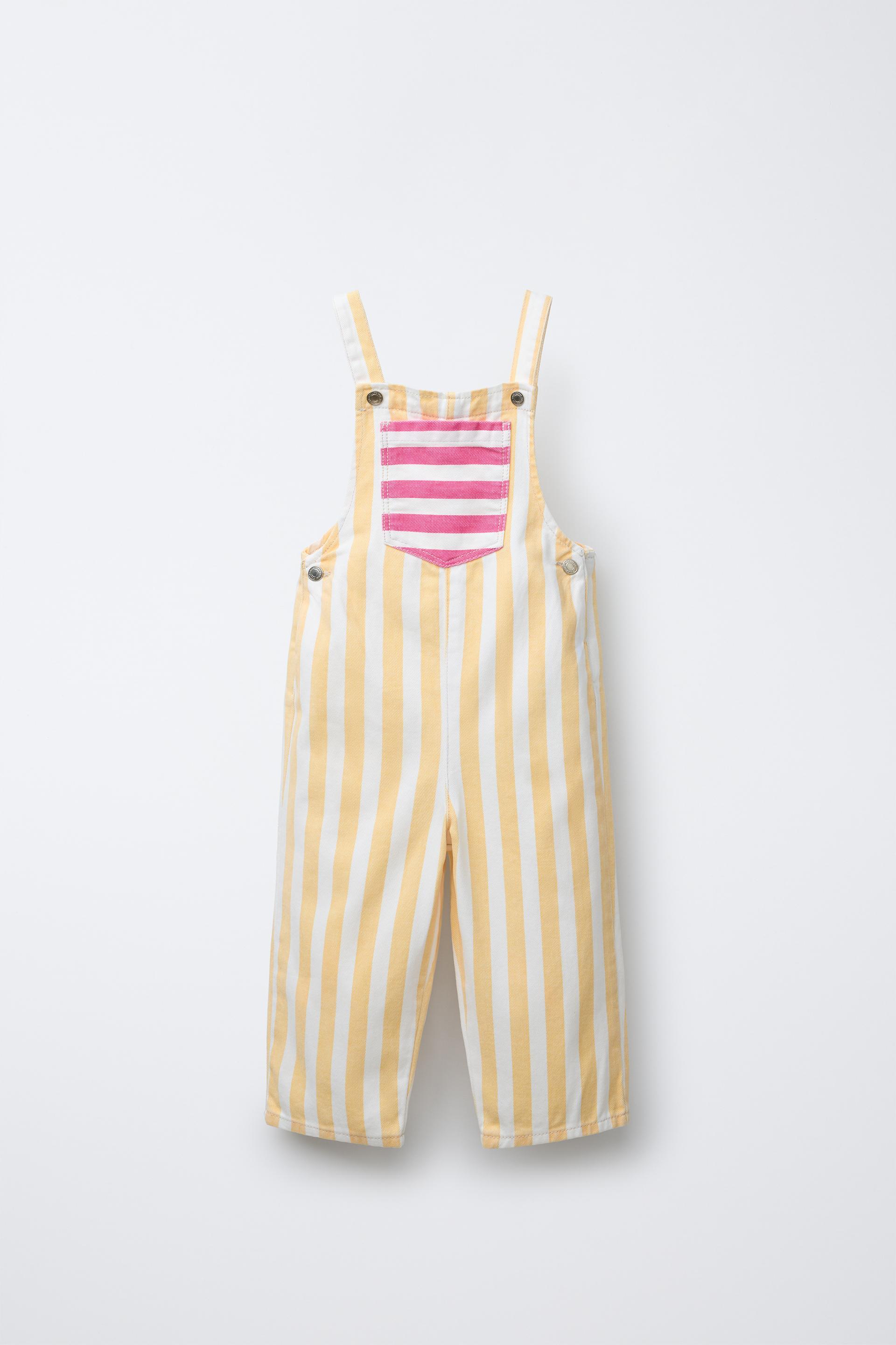 CASA LAWA © STRIPED TWILL OVERALLS X ZARA KIDS by ZARA