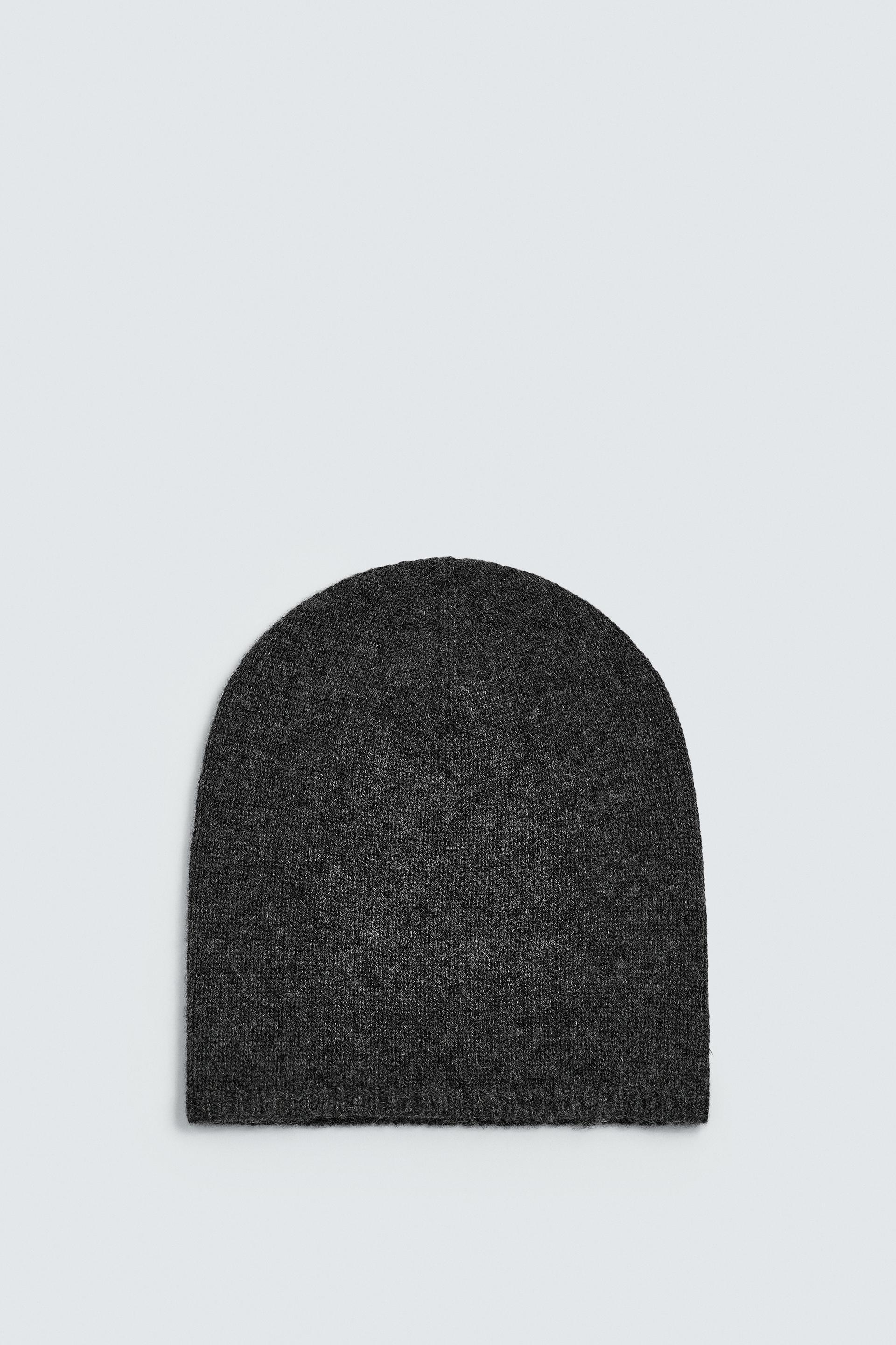 CASHMERE KNIT HAT by ZARA