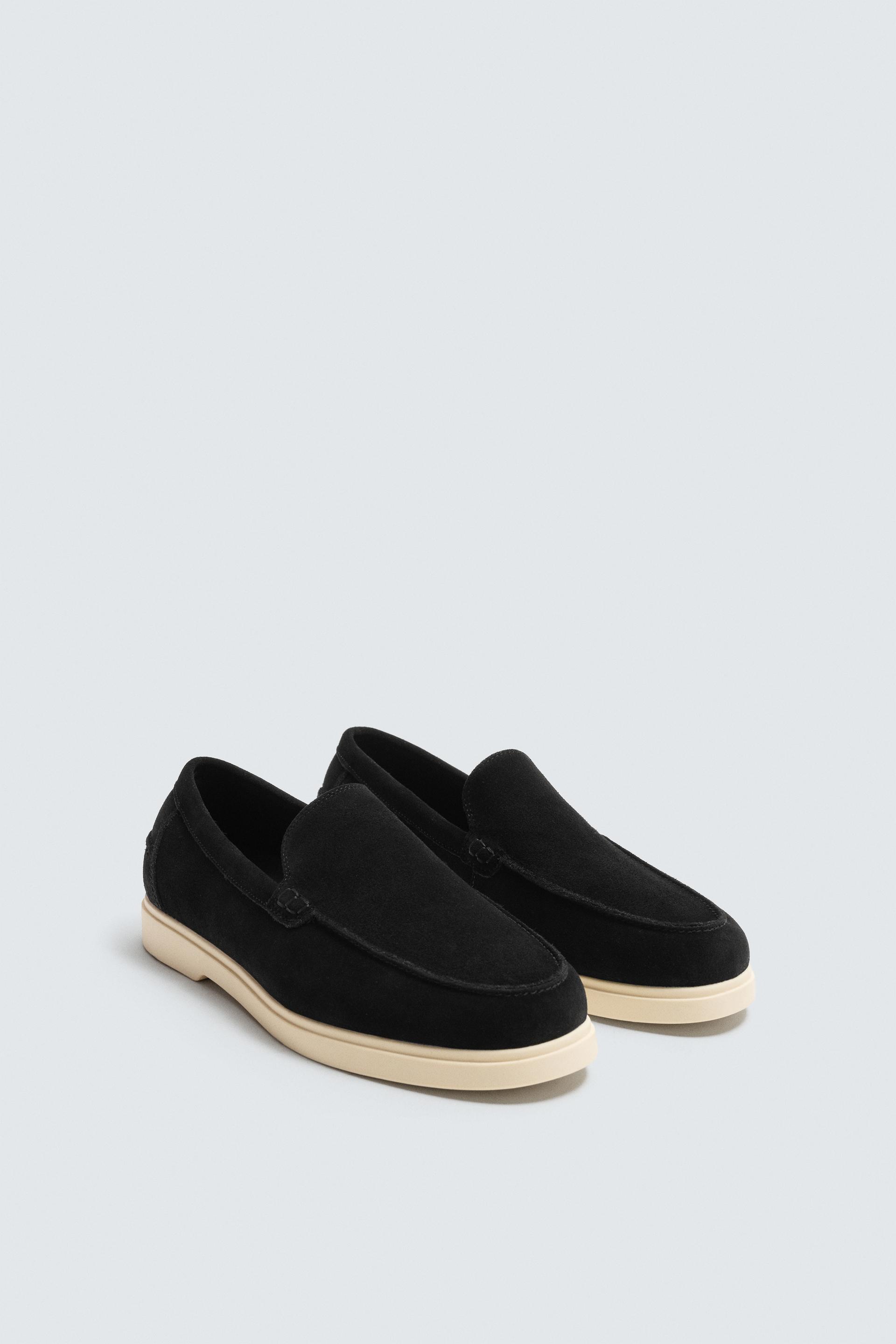 CASUAL LEATHER LOAFERS by ZARA