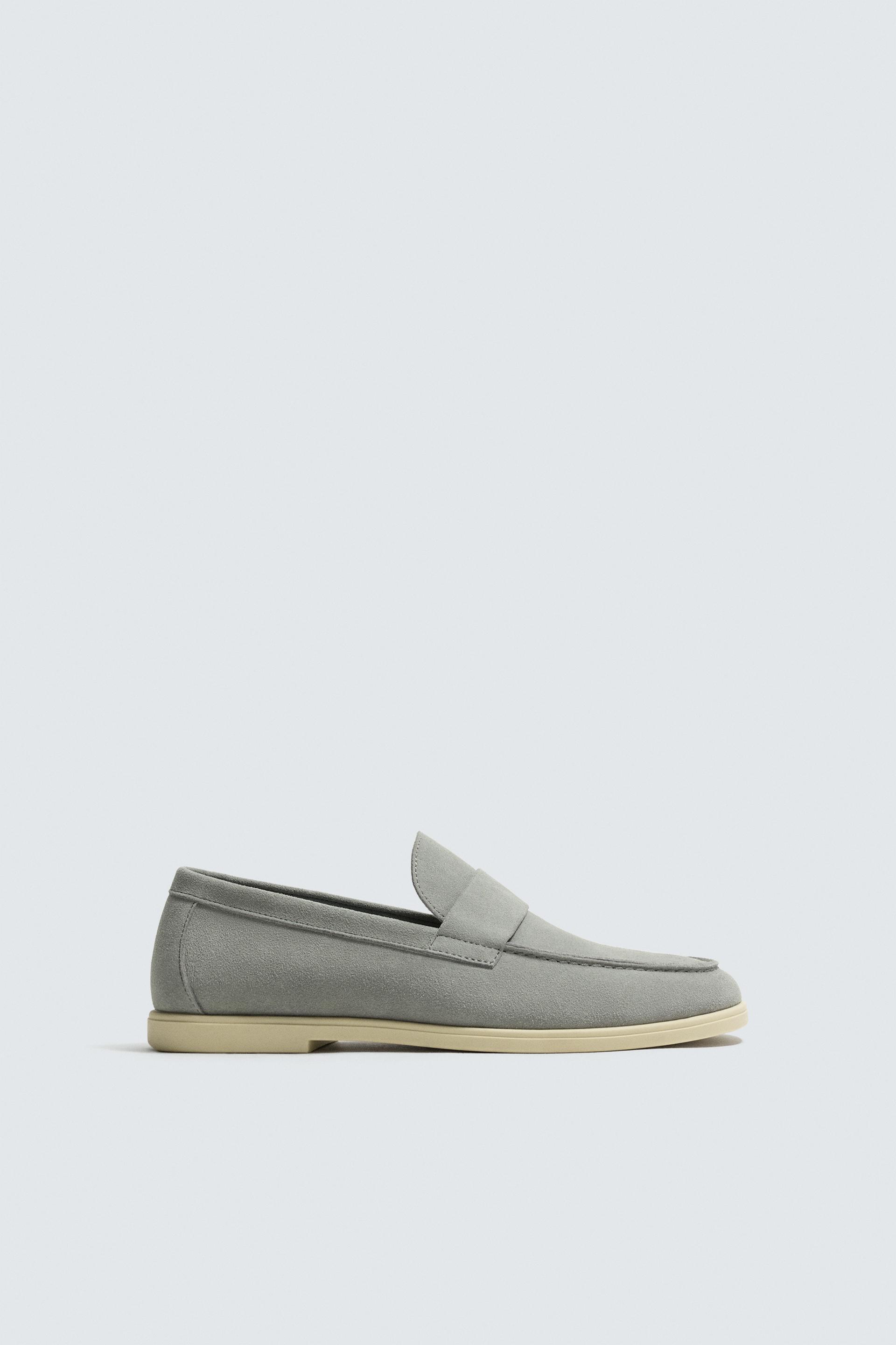 CASUAL LEATHER LOAFERS by ZARA