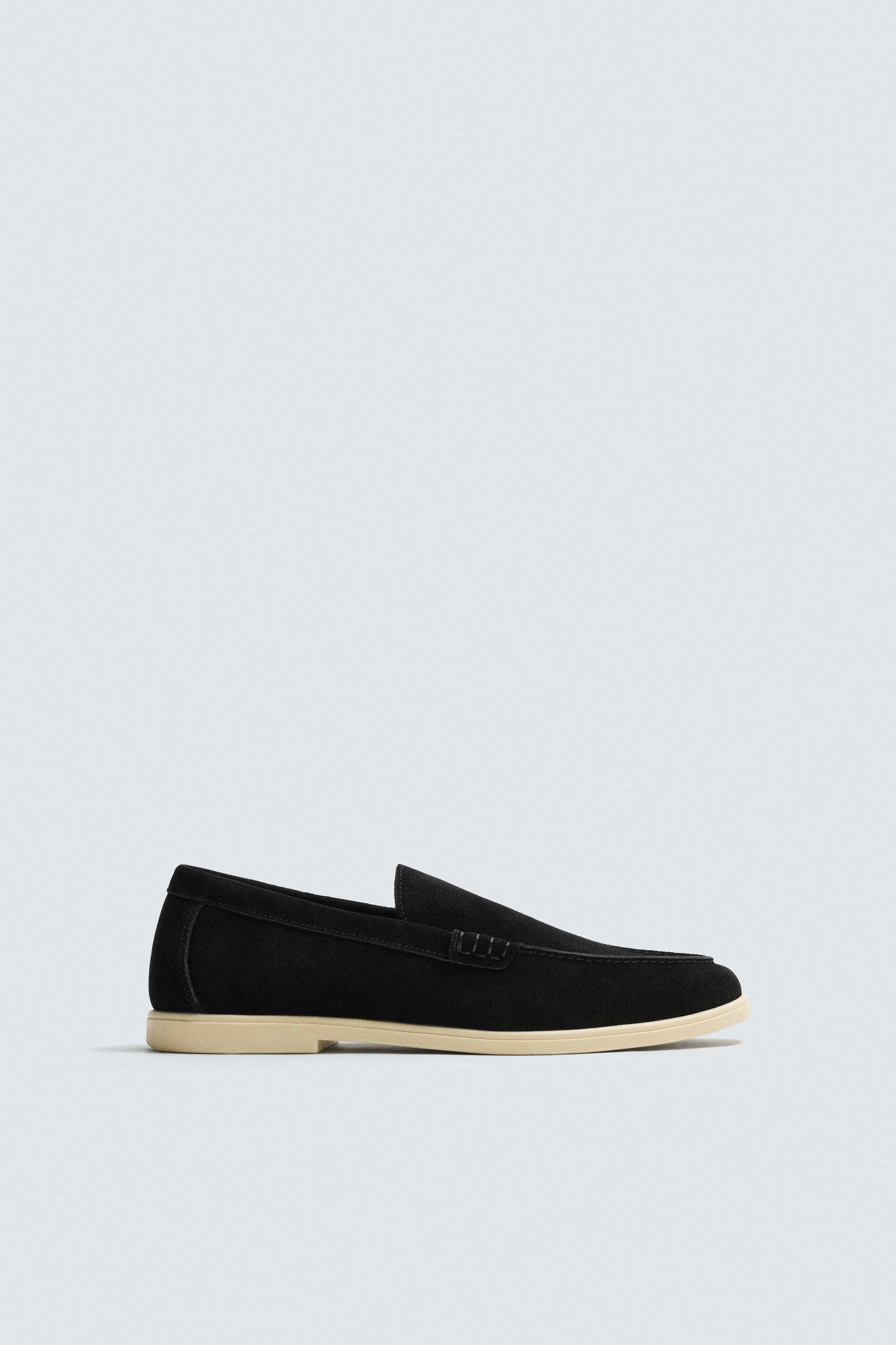 CASUAL LEATHER LOAFERS by ZARA