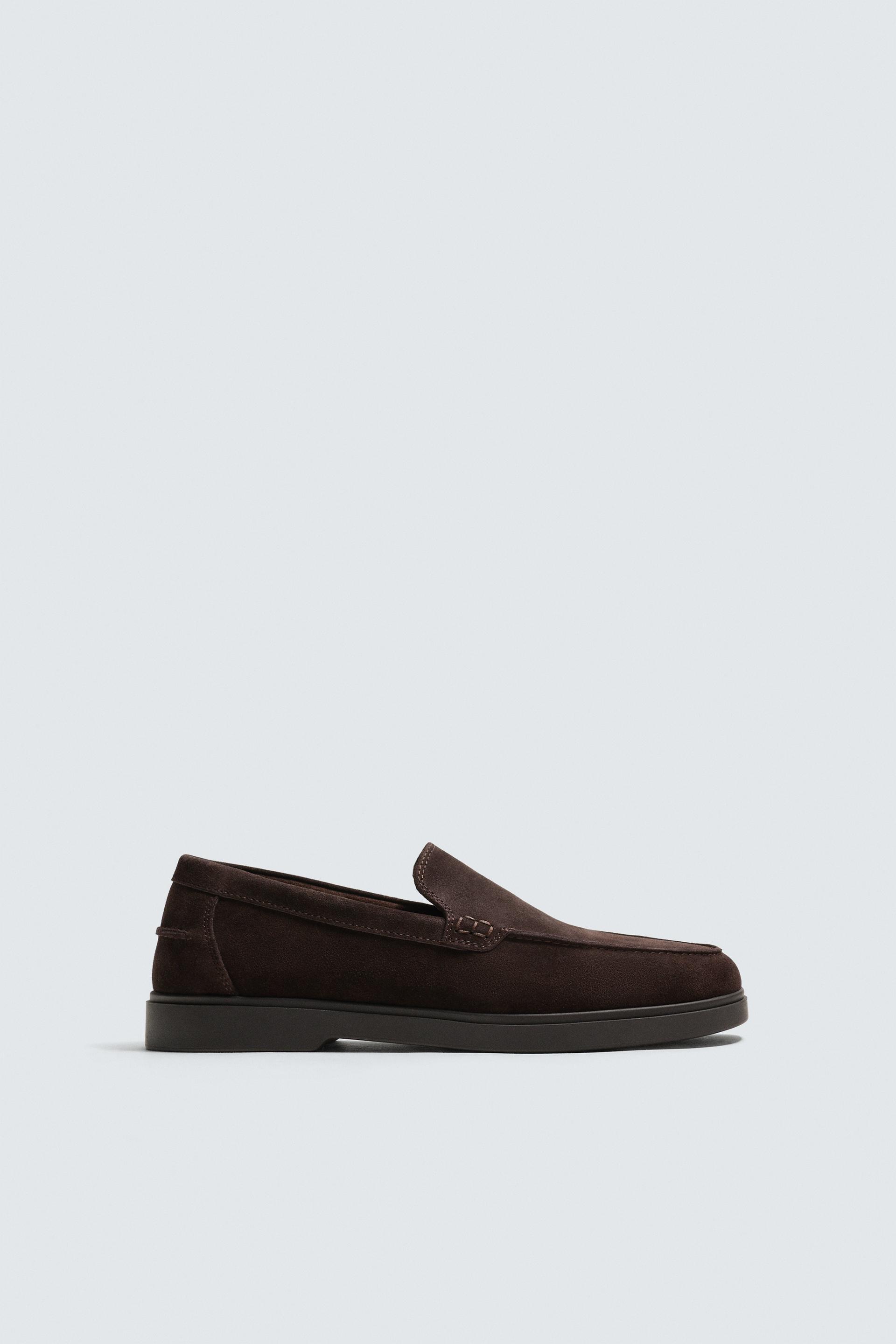 CASUAL LEATHER LOAFERS by ZARA