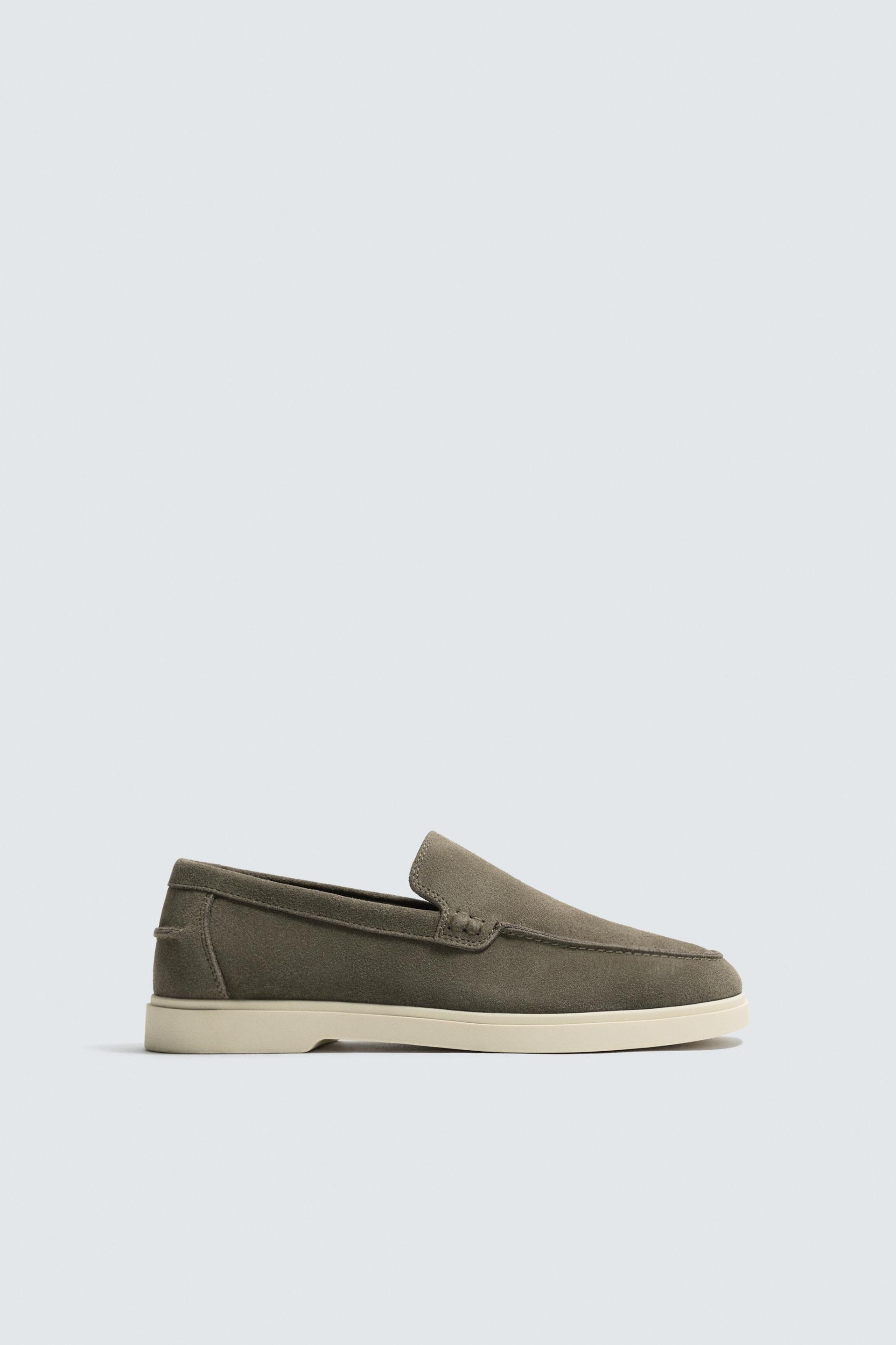CASUAL LEATHER LOAFERS by ZARA