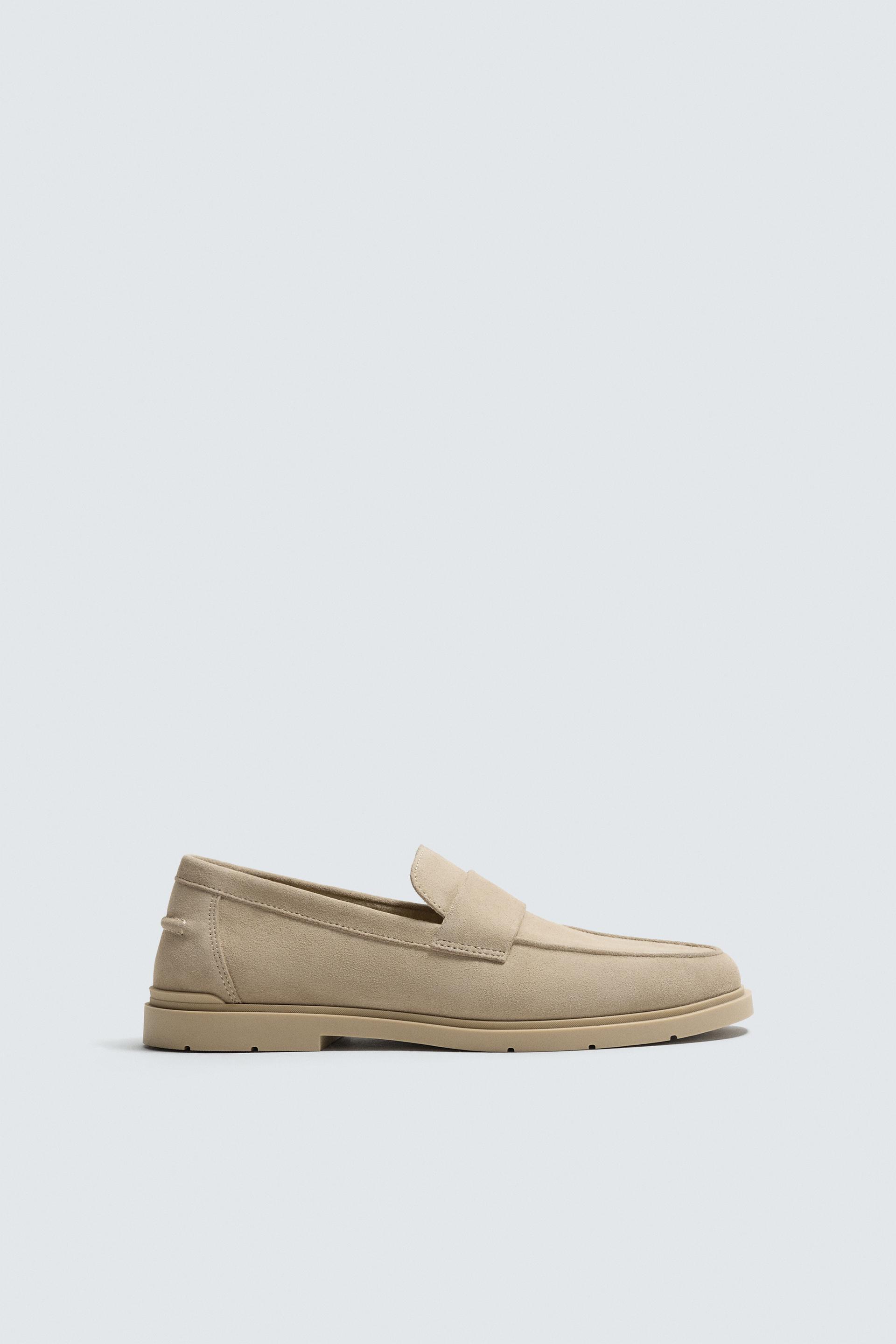 CASUAL LEATHER LOAFERS by ZARA