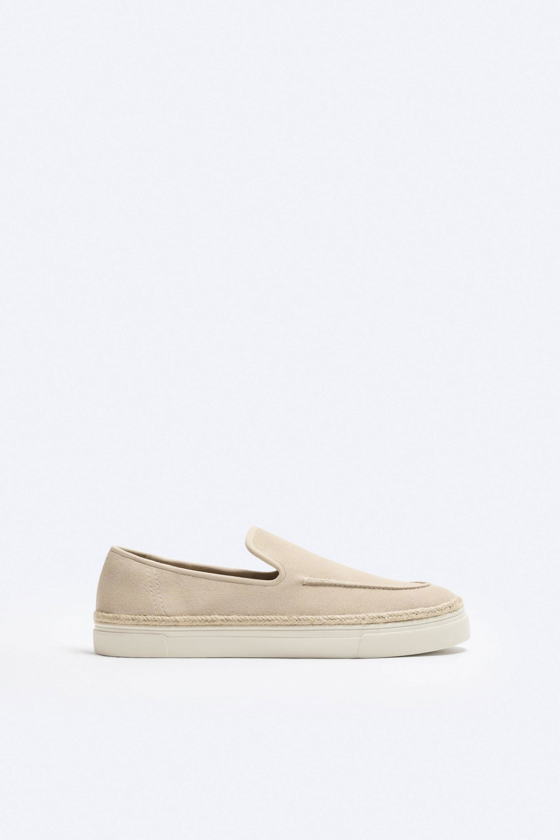 CASUAL LEATHER LOAFERS by ZARA