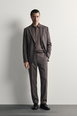 CHECKED WOOL-BLEND SUIT by ZARA