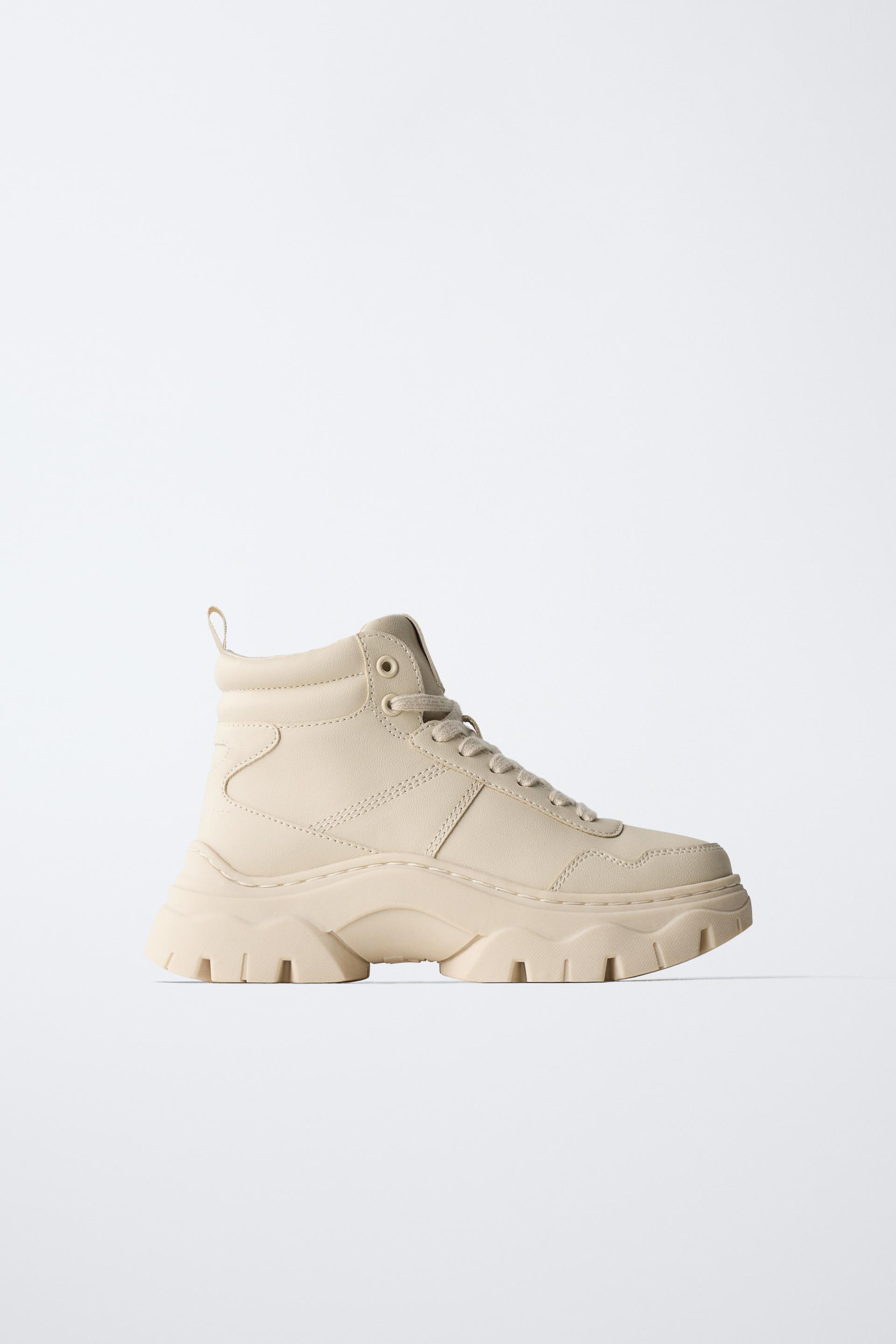 CHUNKY HIGH-TOP SNEAKERS by ZARA