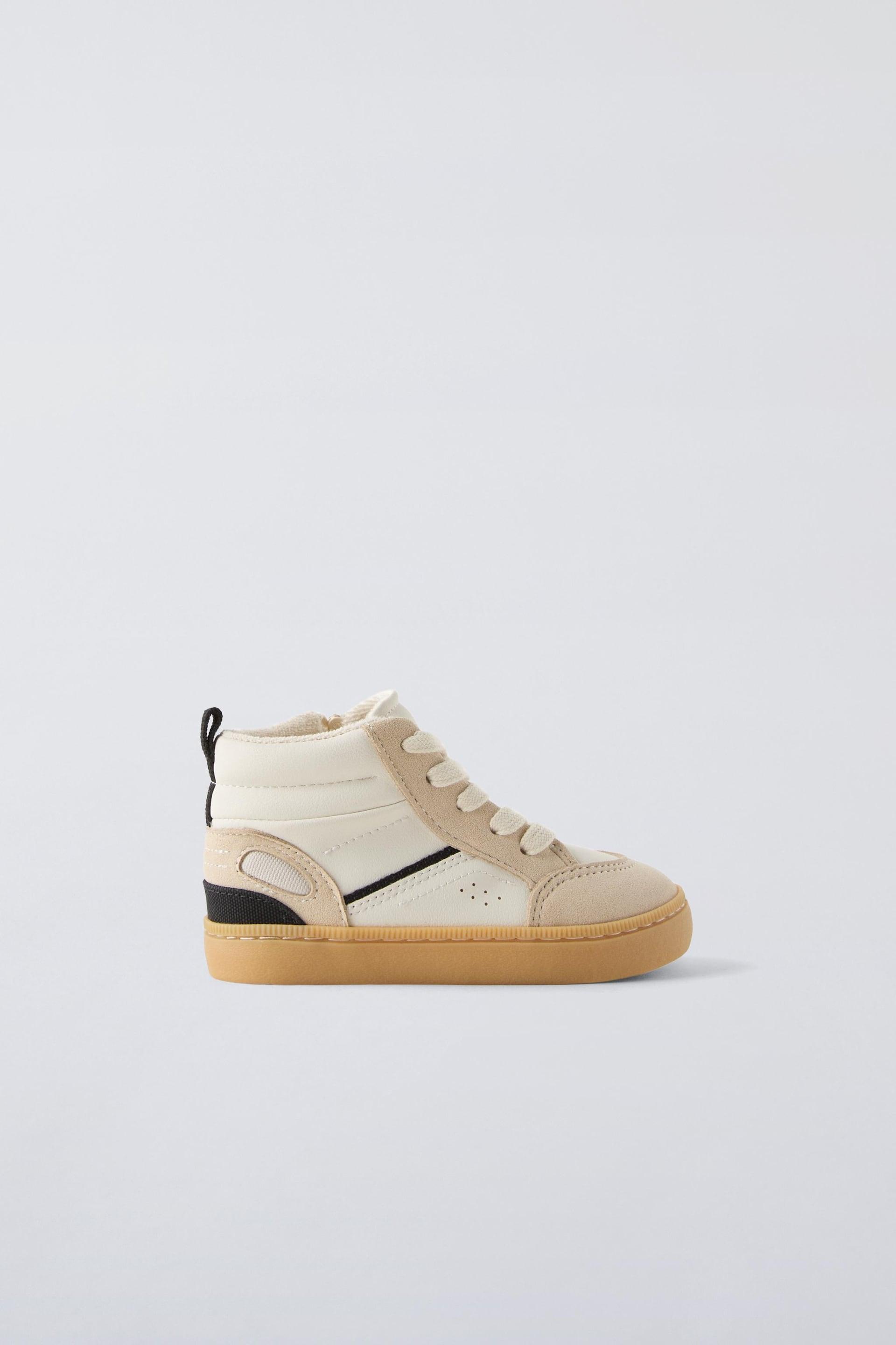 CLASSIC HIGH-TOP SNEAKERS by ZARA