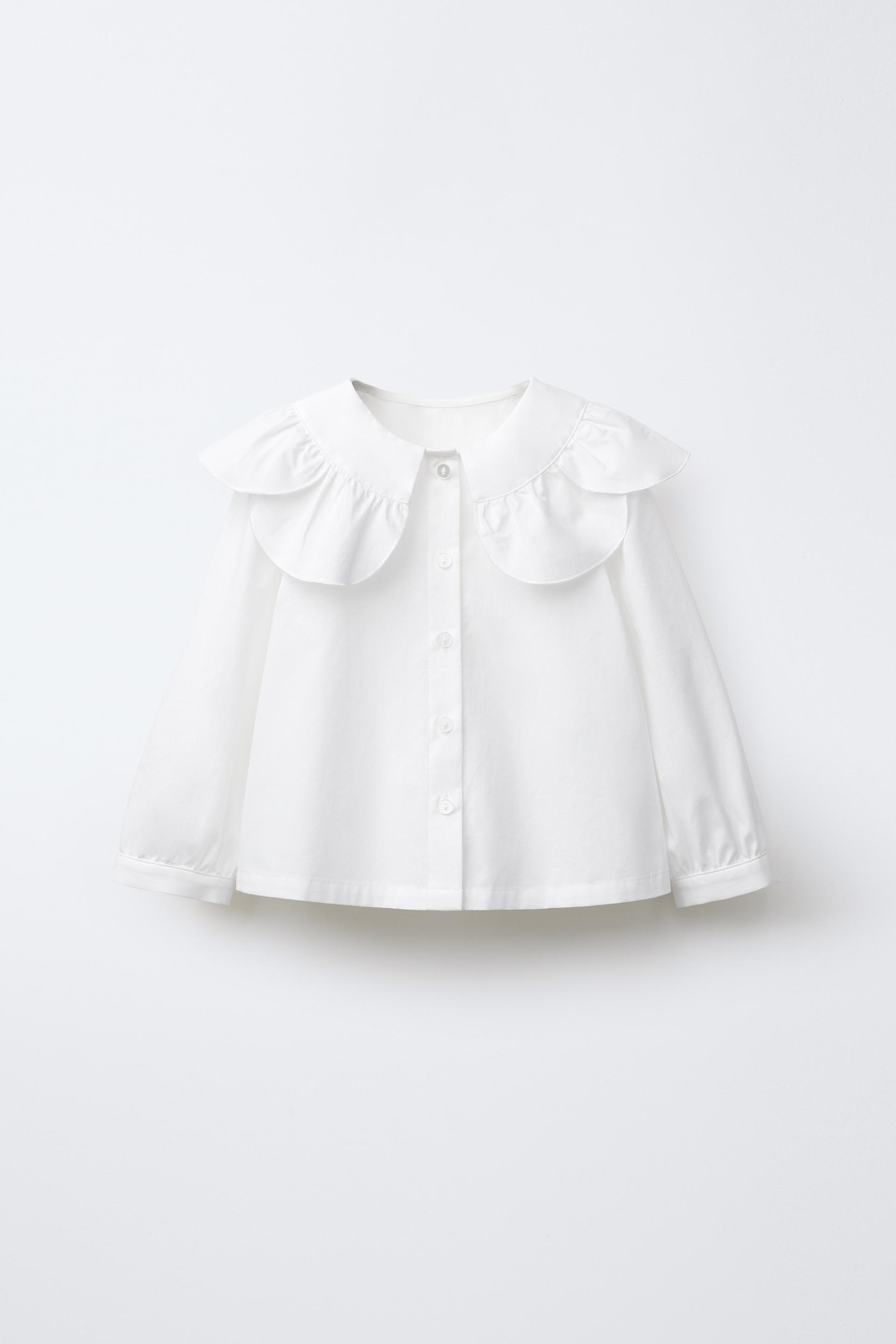 COLLARED POPLIN SHIRT by ZARA