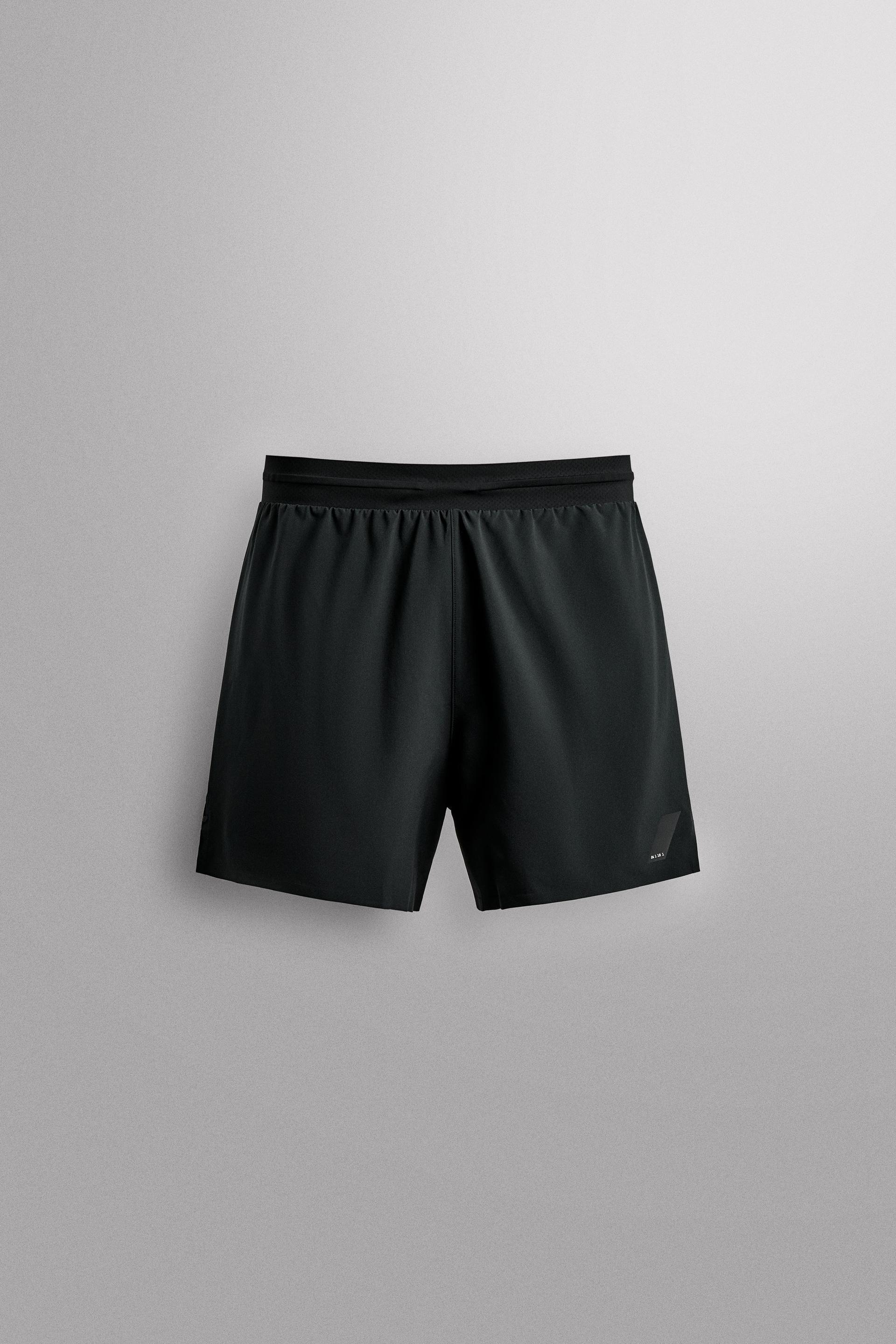 COLORBLOCK 5" RUNNING SHORTS by ZARA