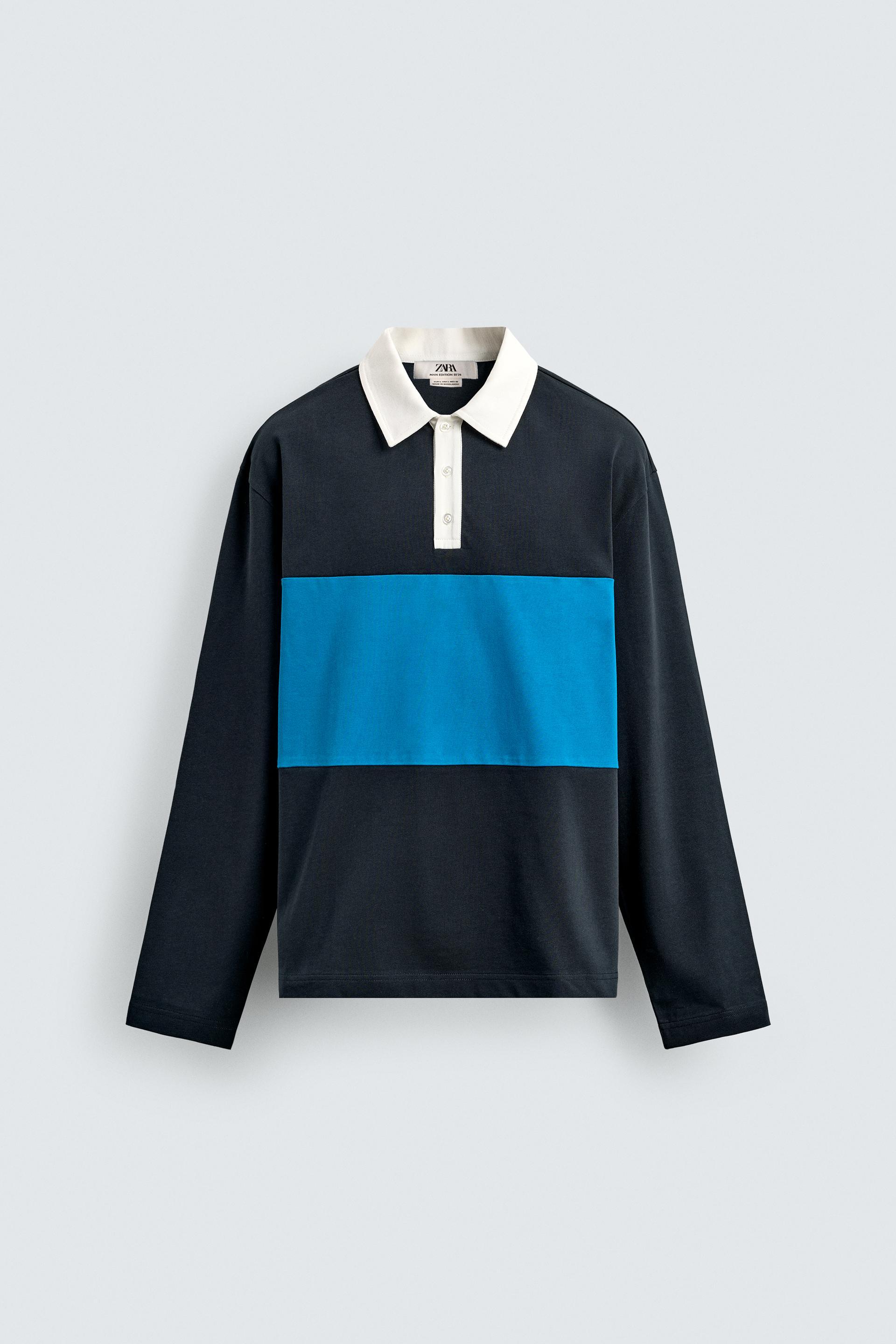 COLORBLOCK REGULAR FIT POLO SHIRT by ZARA