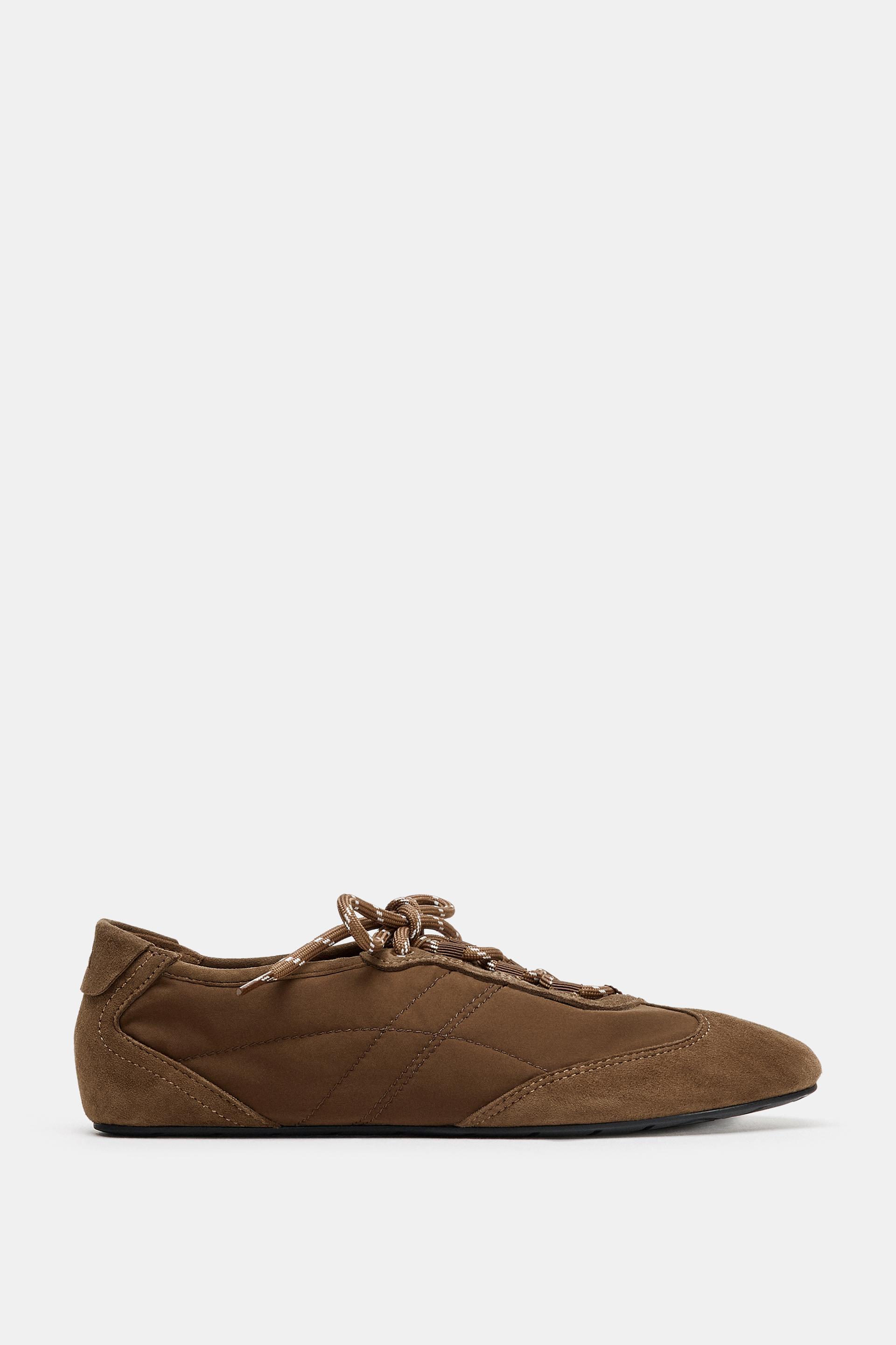 COMBINATION BALLET FLATS by ZARA