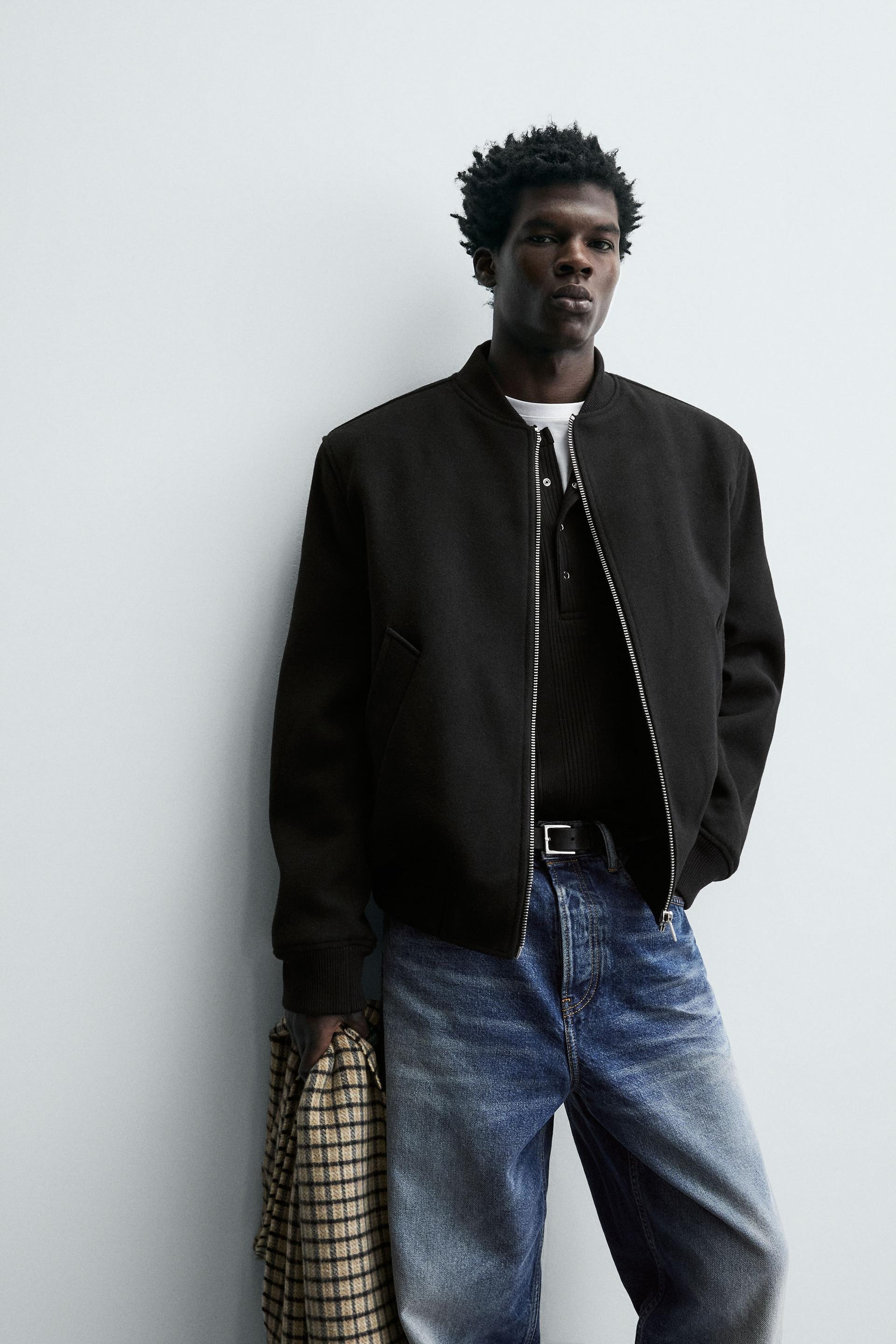 COMBINATION BOMBER JACKET by ZARA