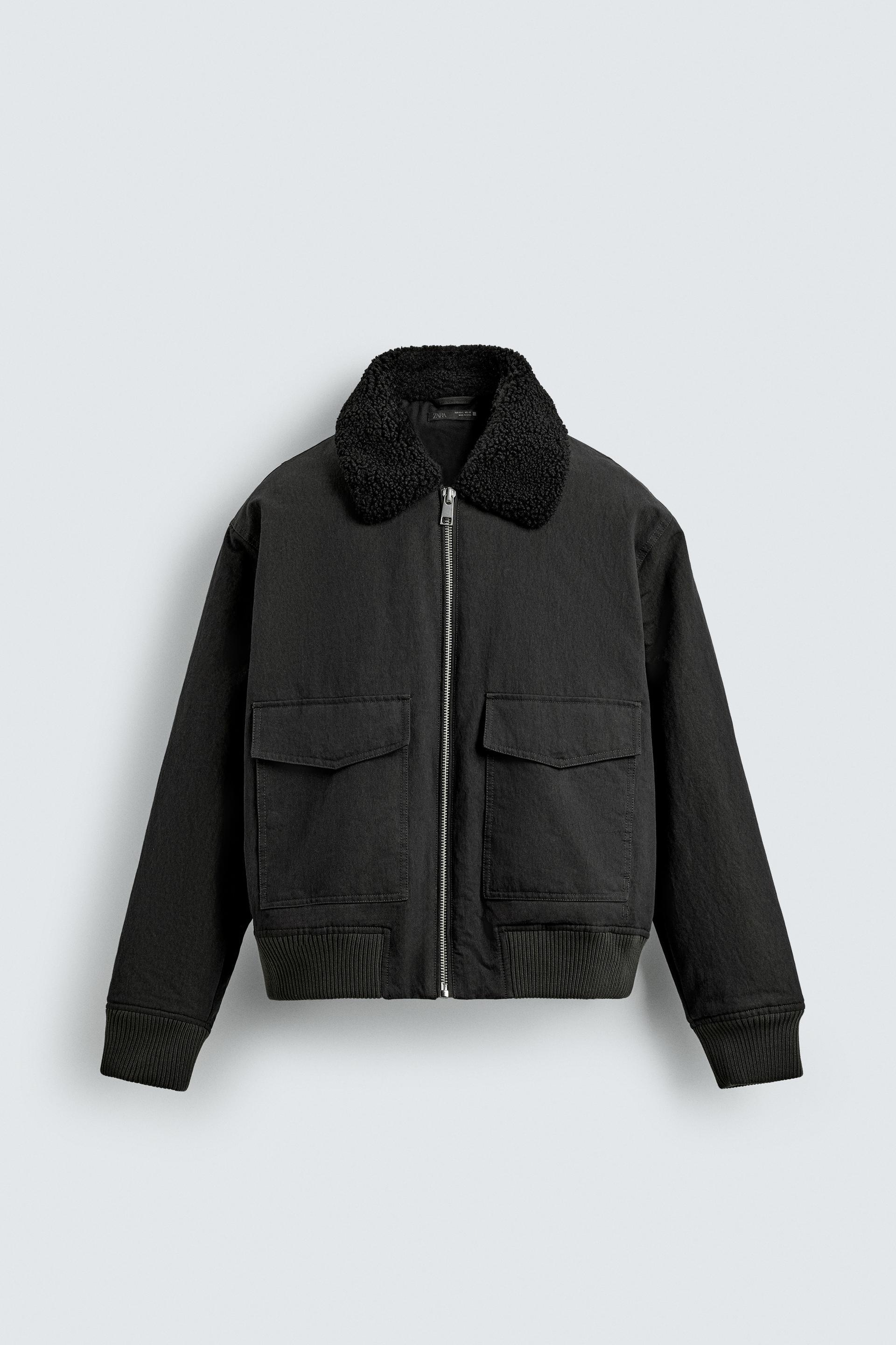 COMBINATION BOMBER JACKET by ZARA