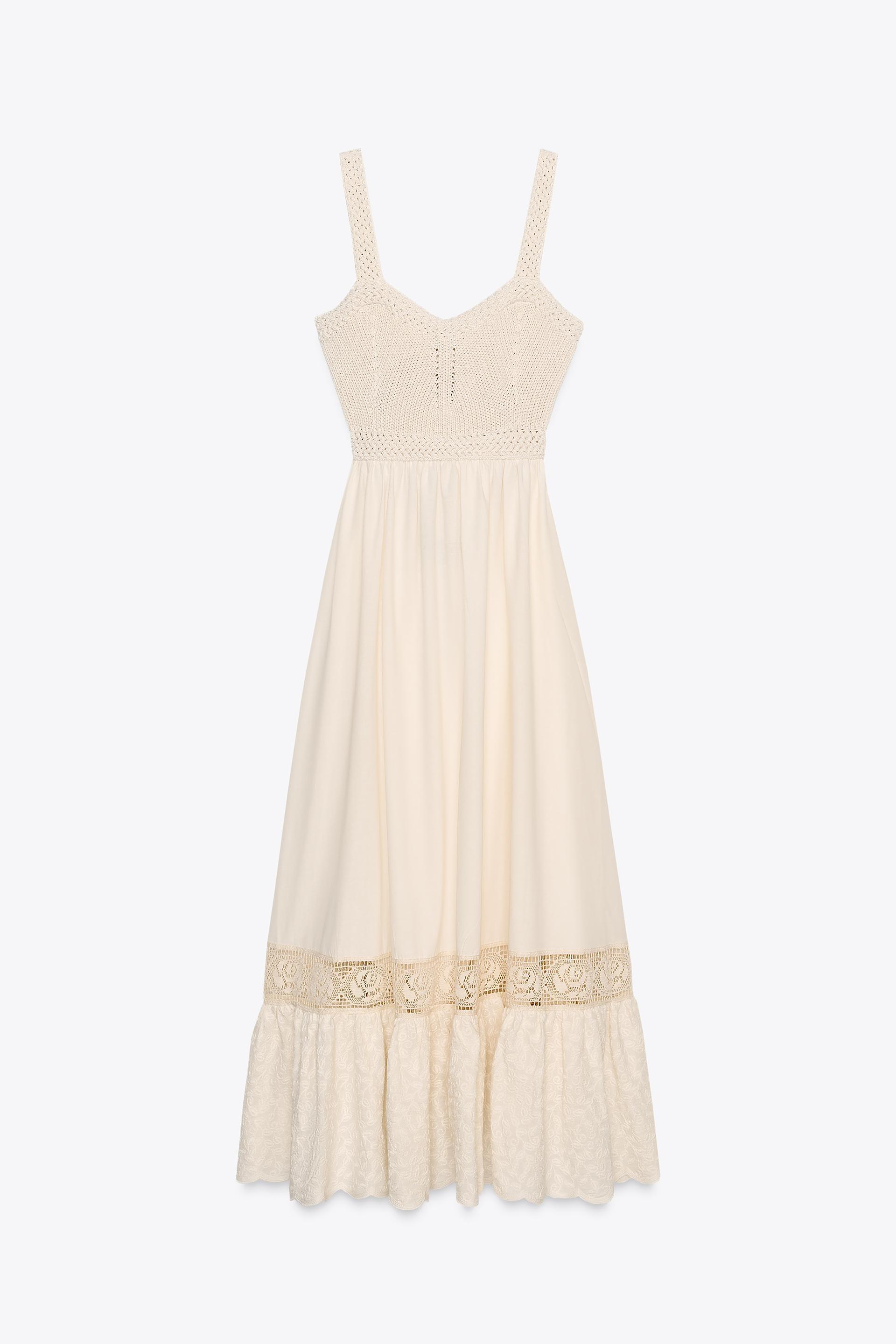 COMBINATION KNIT DRESS by ZARA