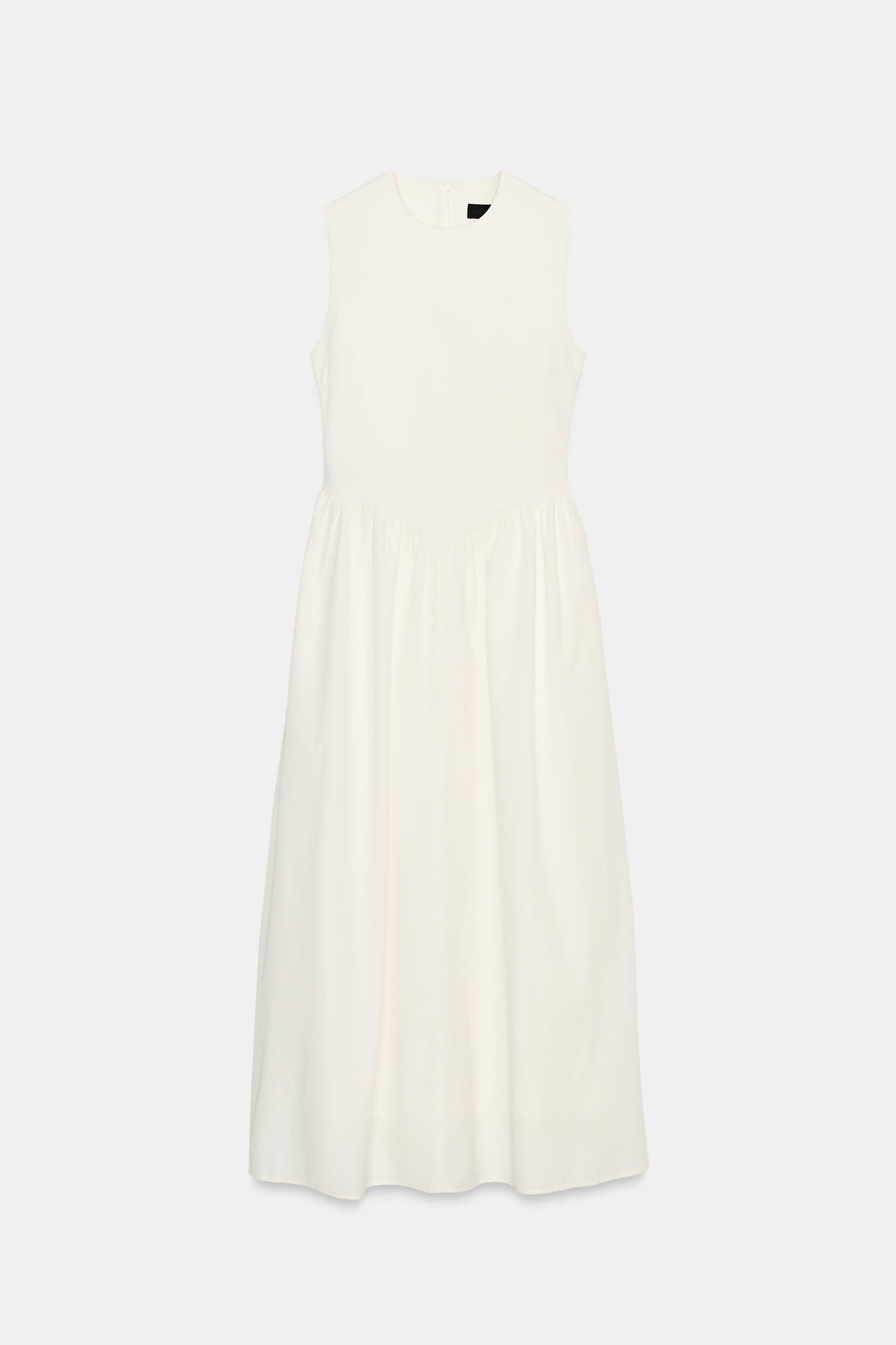 COMBINATION MIDI DRESS by ZARA