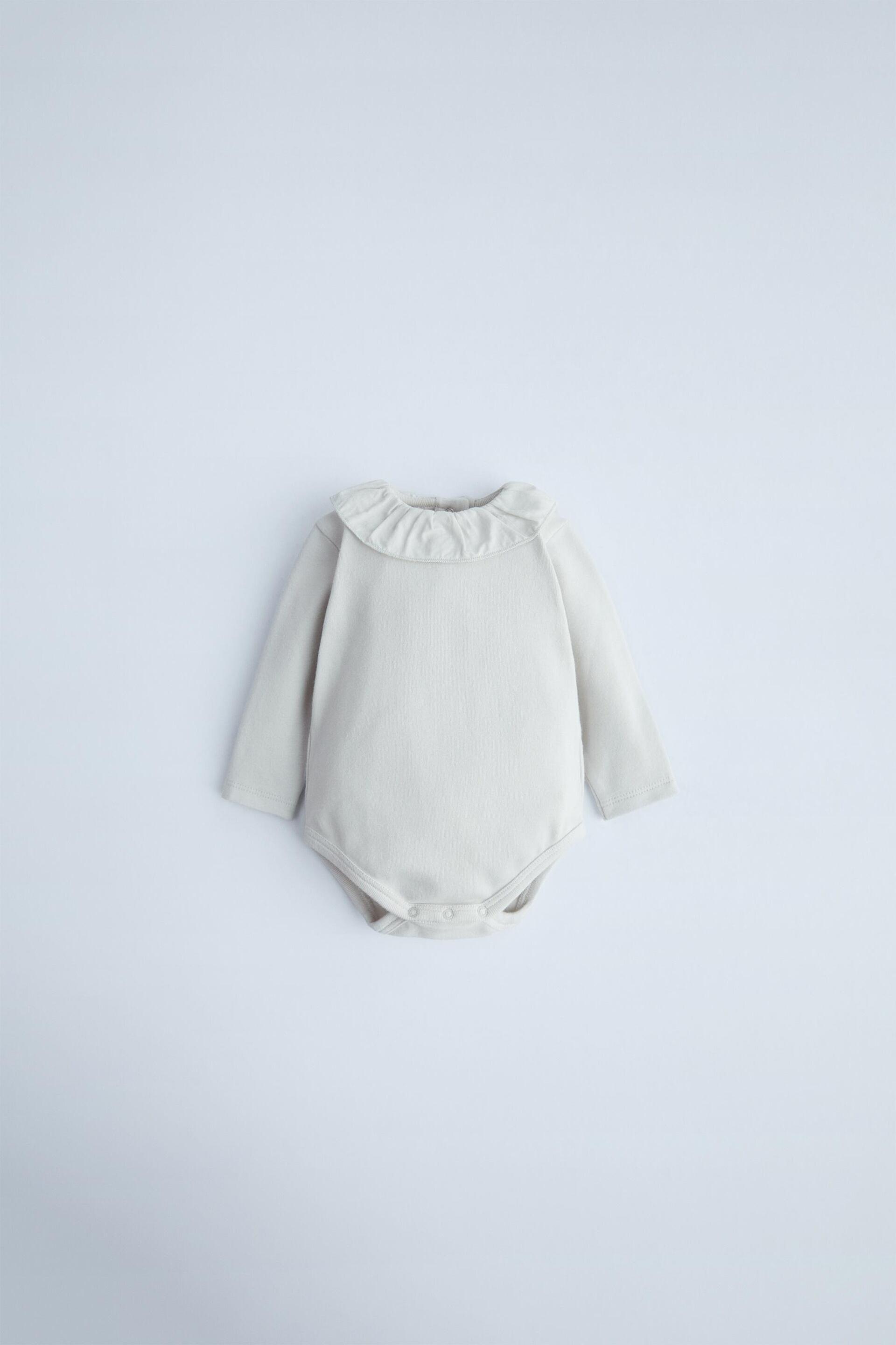 COMBINATION RUFFLED BODYSUIT by ZARA