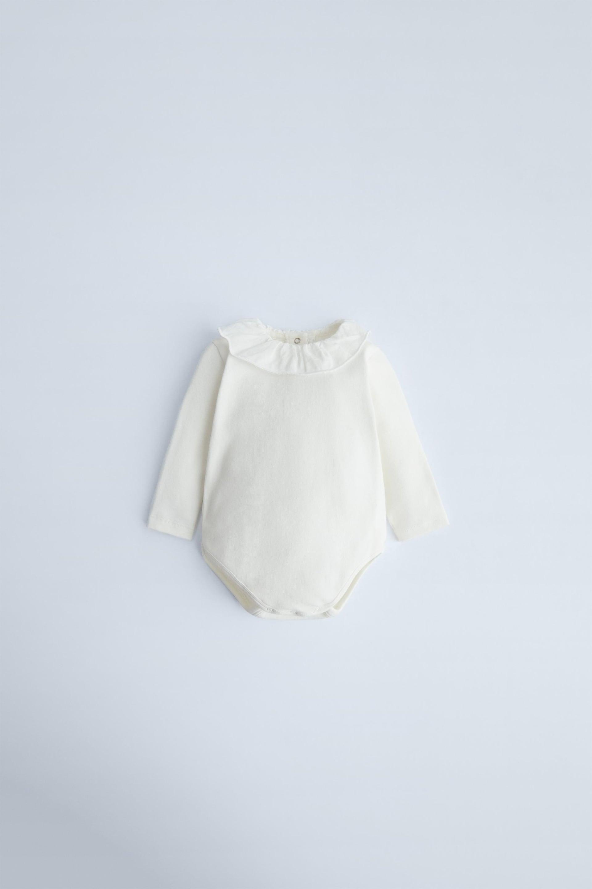 COMBINATION RUFFLED BODYSUIT by ZARA