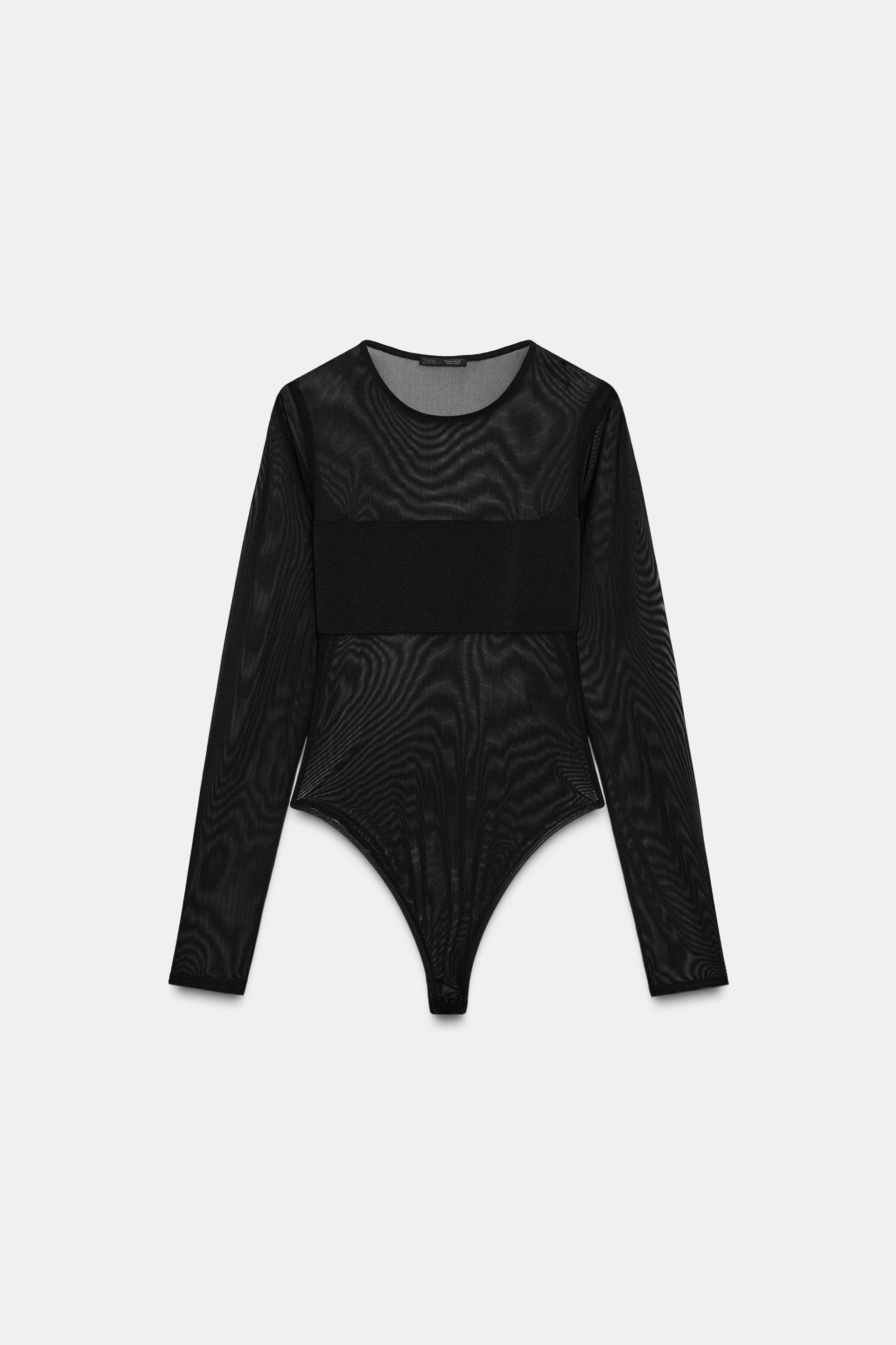 COMBINATION TULLE BODYSUIT by ZARA