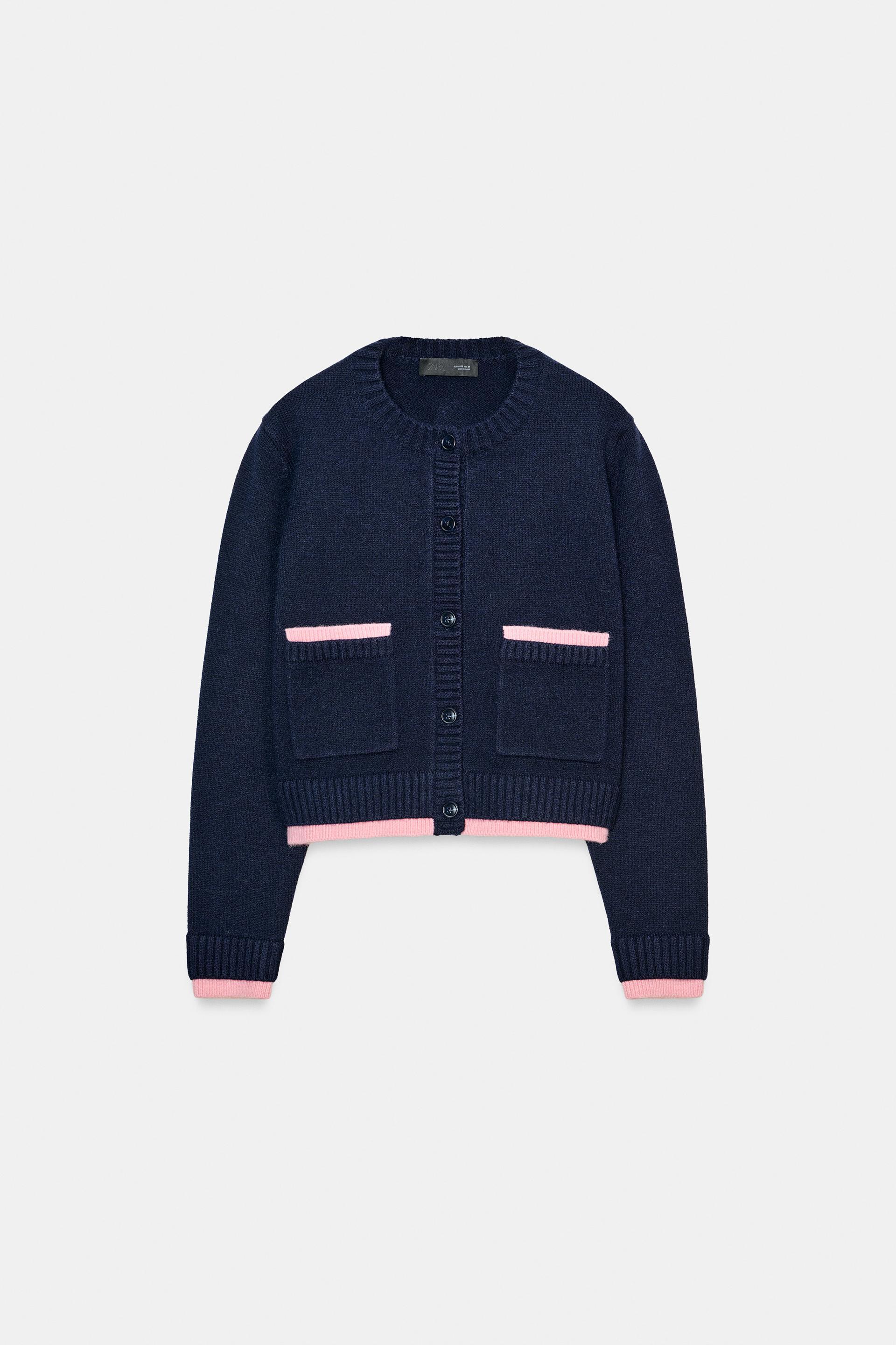 COMBINED KNIT CARDIGAN by ZARA