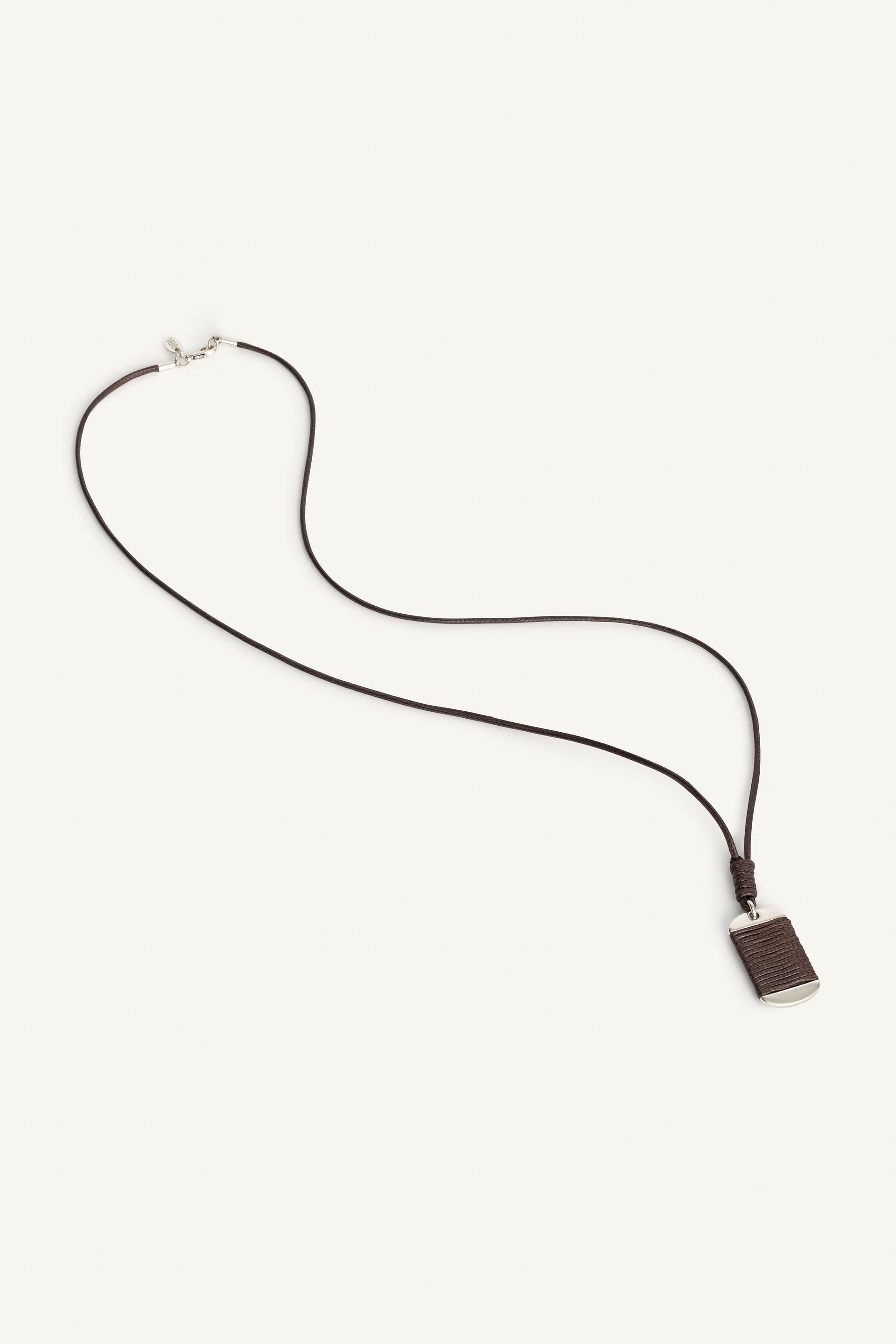 COMBINED METAL PLATE NECKLACE by ZARA