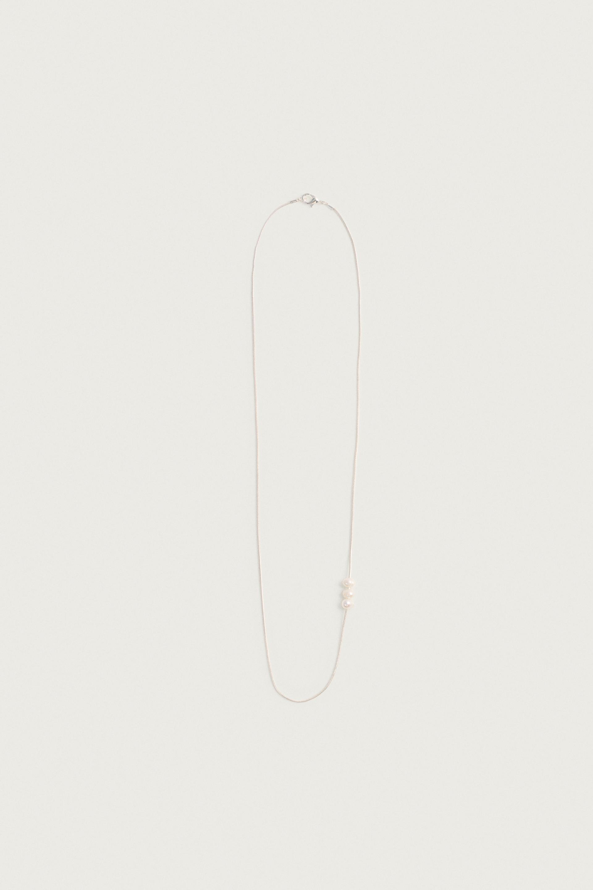 COMBINED PEARL NECKLACE by ZARA
