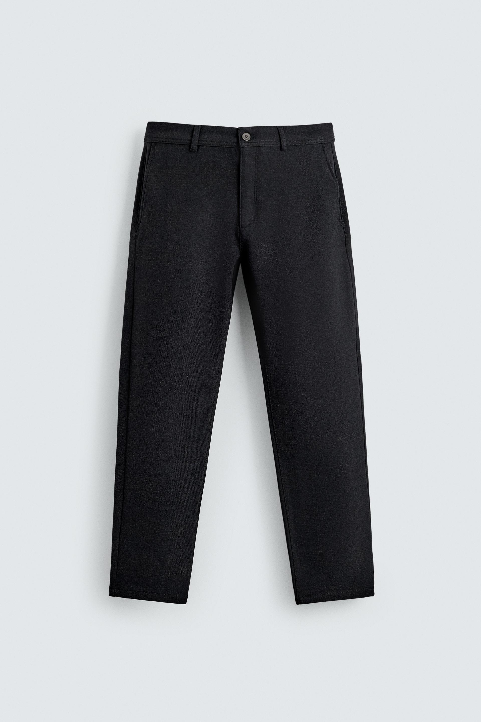 COMFORT STRUCTURED CHINO PANTS by ZARA