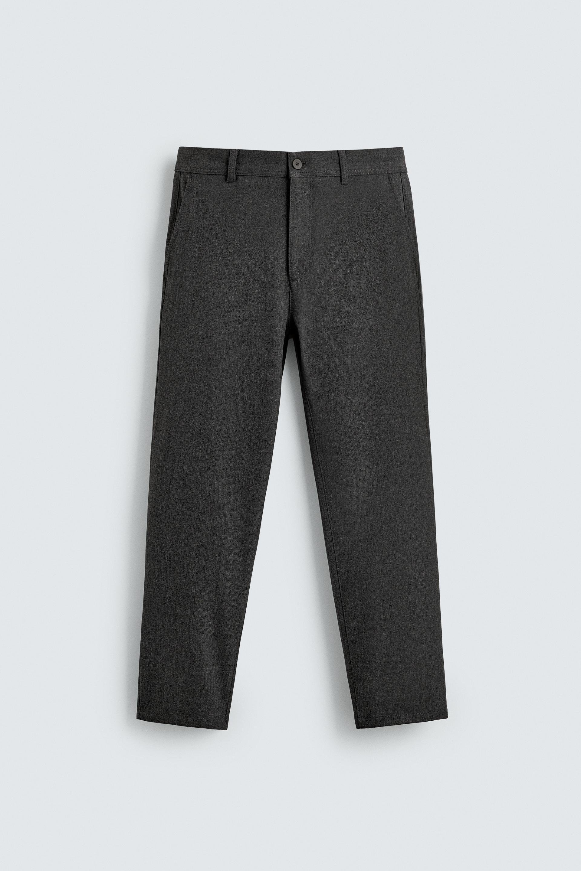 COMFORT STRUCTURED CHINO PANTS by ZARA