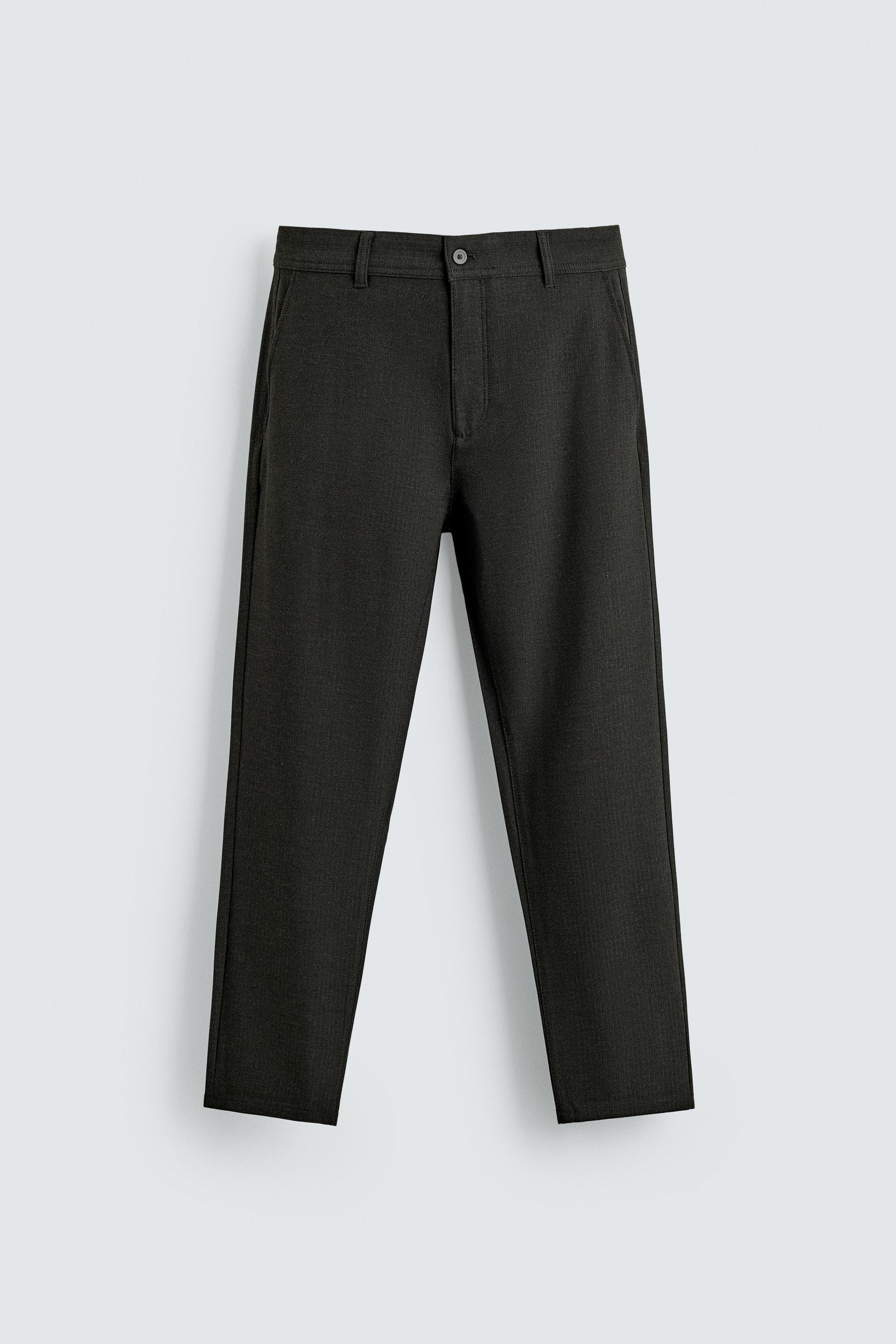 COMFORT STRUCTURED CHINO PANTS by ZARA