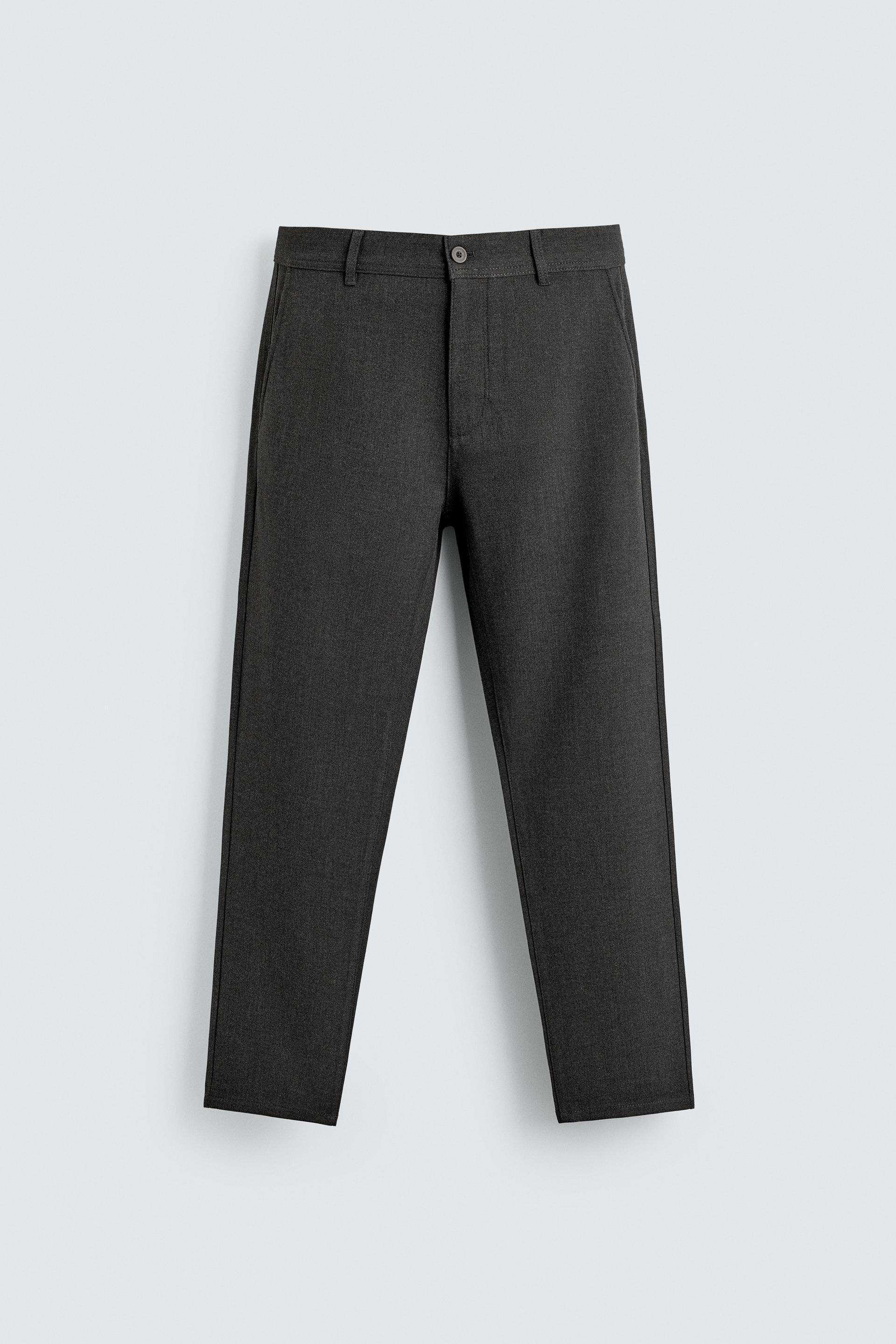 COMFORT STRUCTURED CHINO PANTS by ZARA