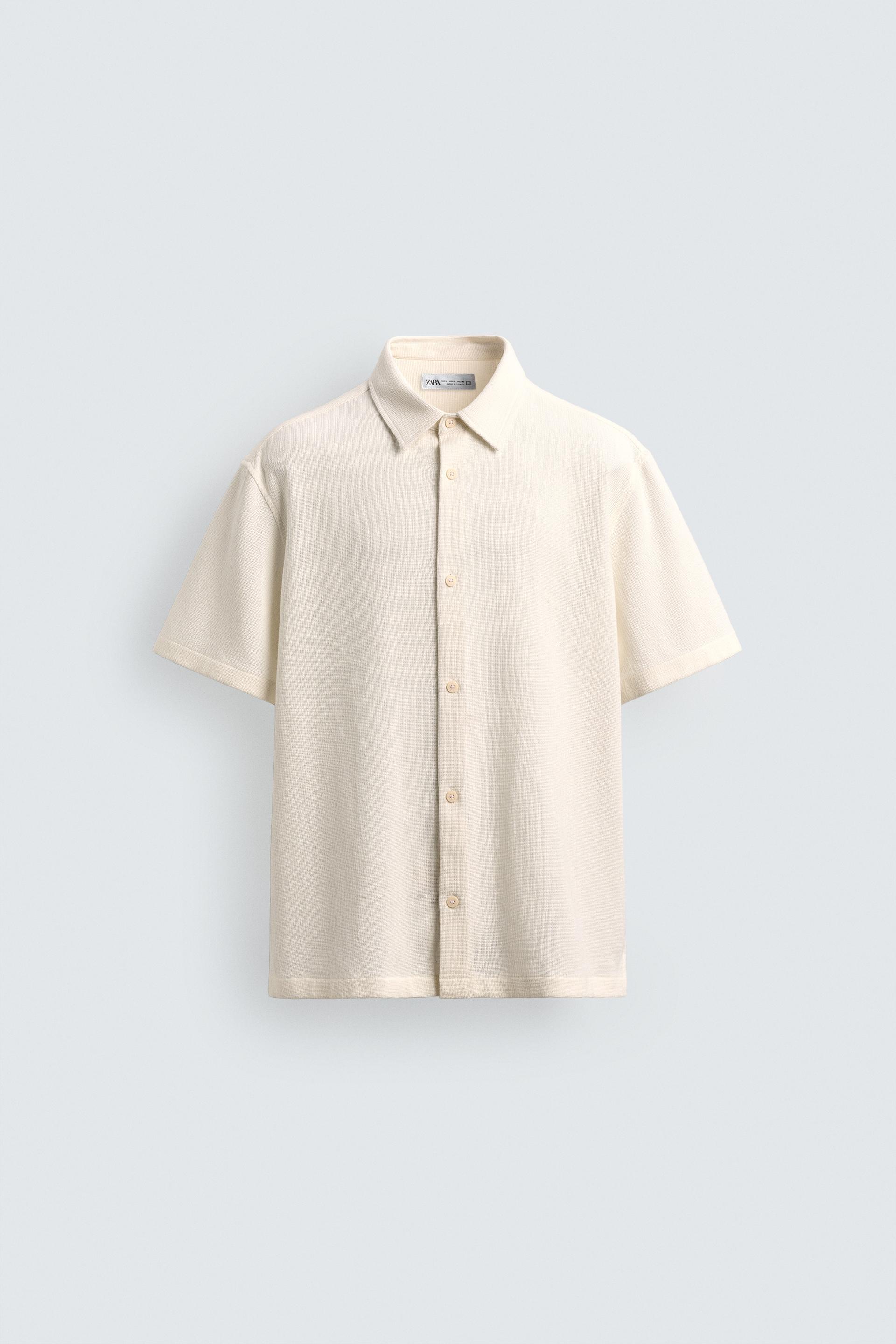 COMFORT TEXTURED SHIRT by ZARA
