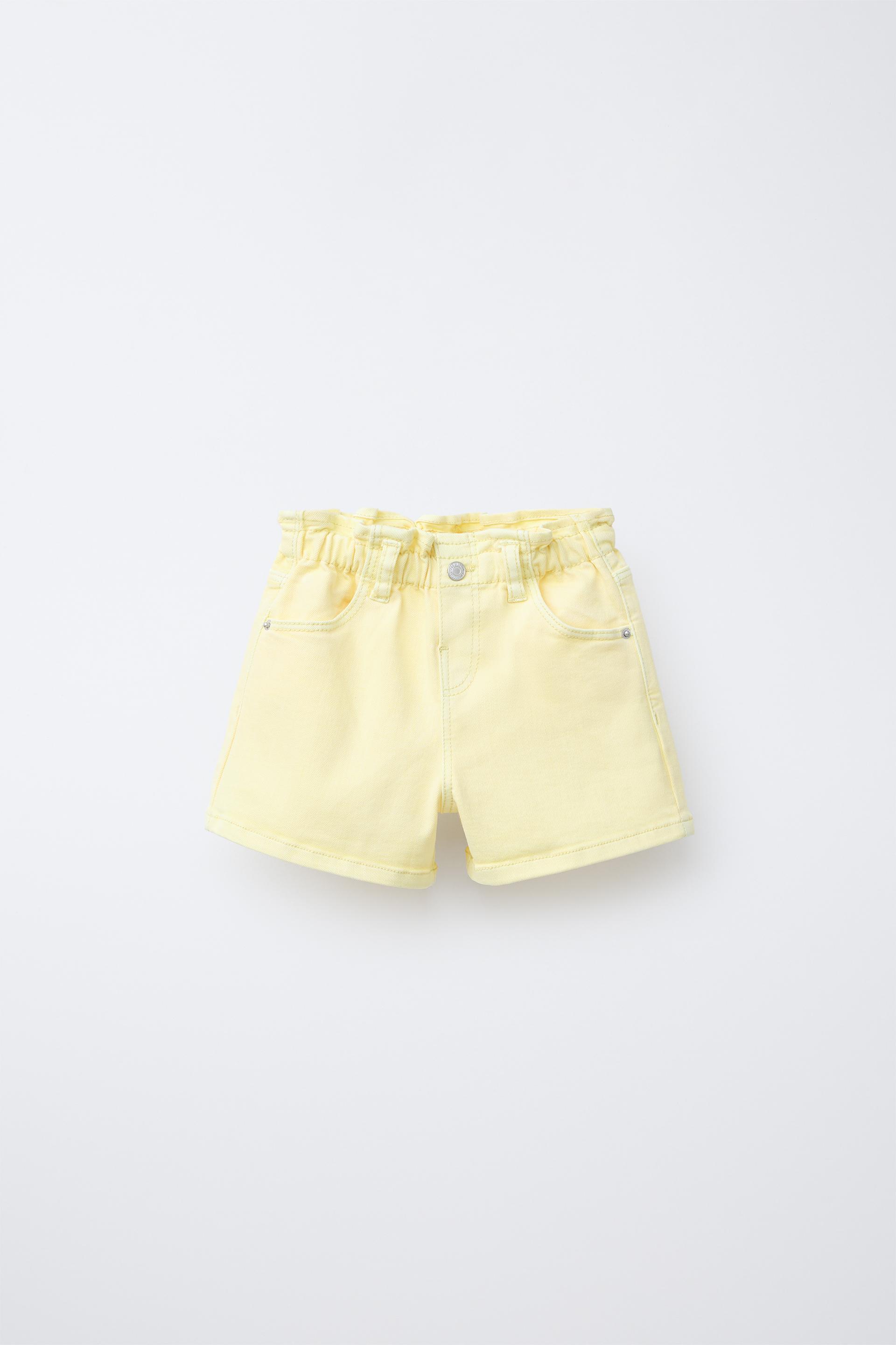 COMFORT TWILL PAPERBAG SHORTS by ZARA