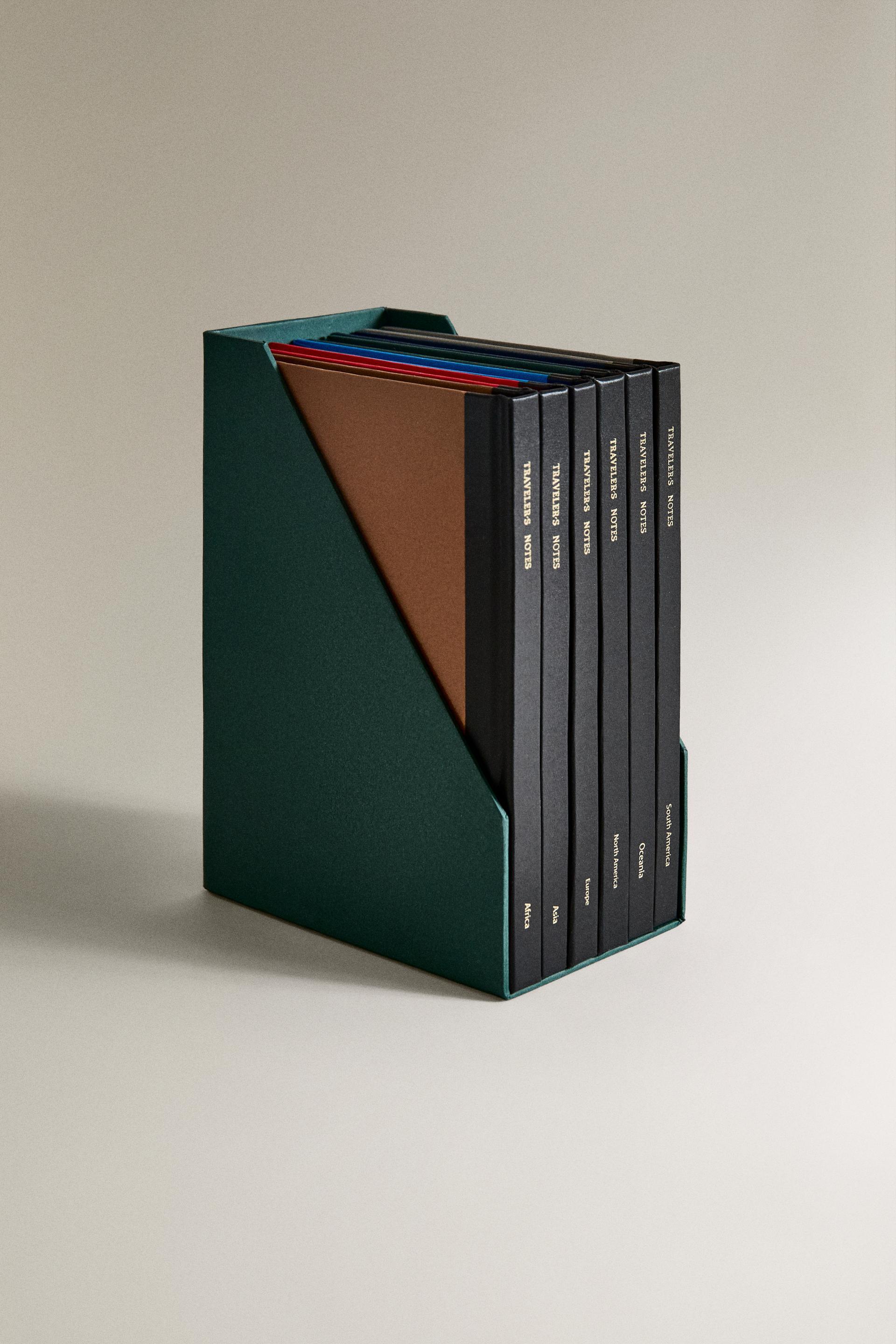 CONTINENTS TRAVEL JOURNALS SET (SET OF 6) by ZARA
