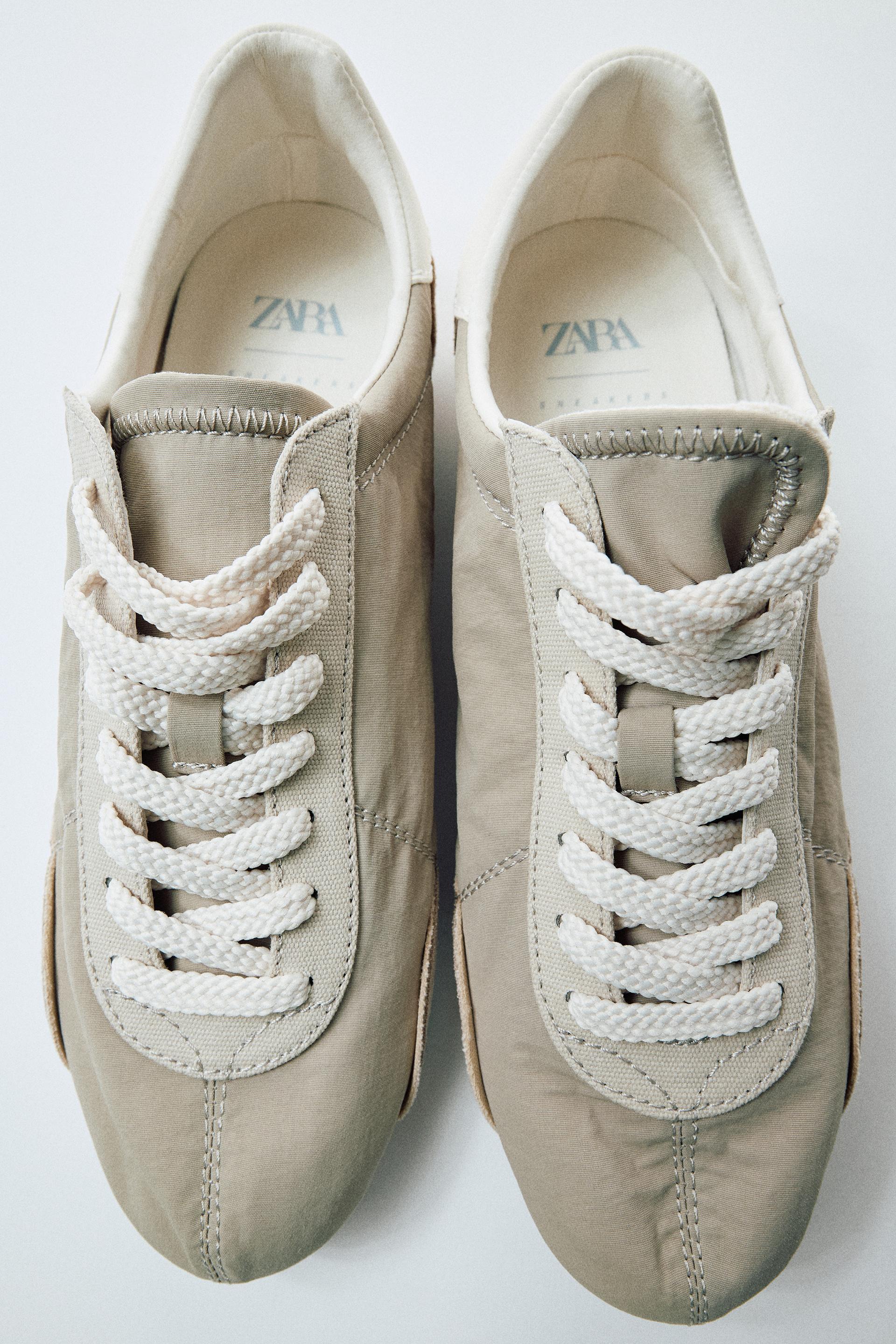 CONTRAST HEEL SNEAKERS by ZARA