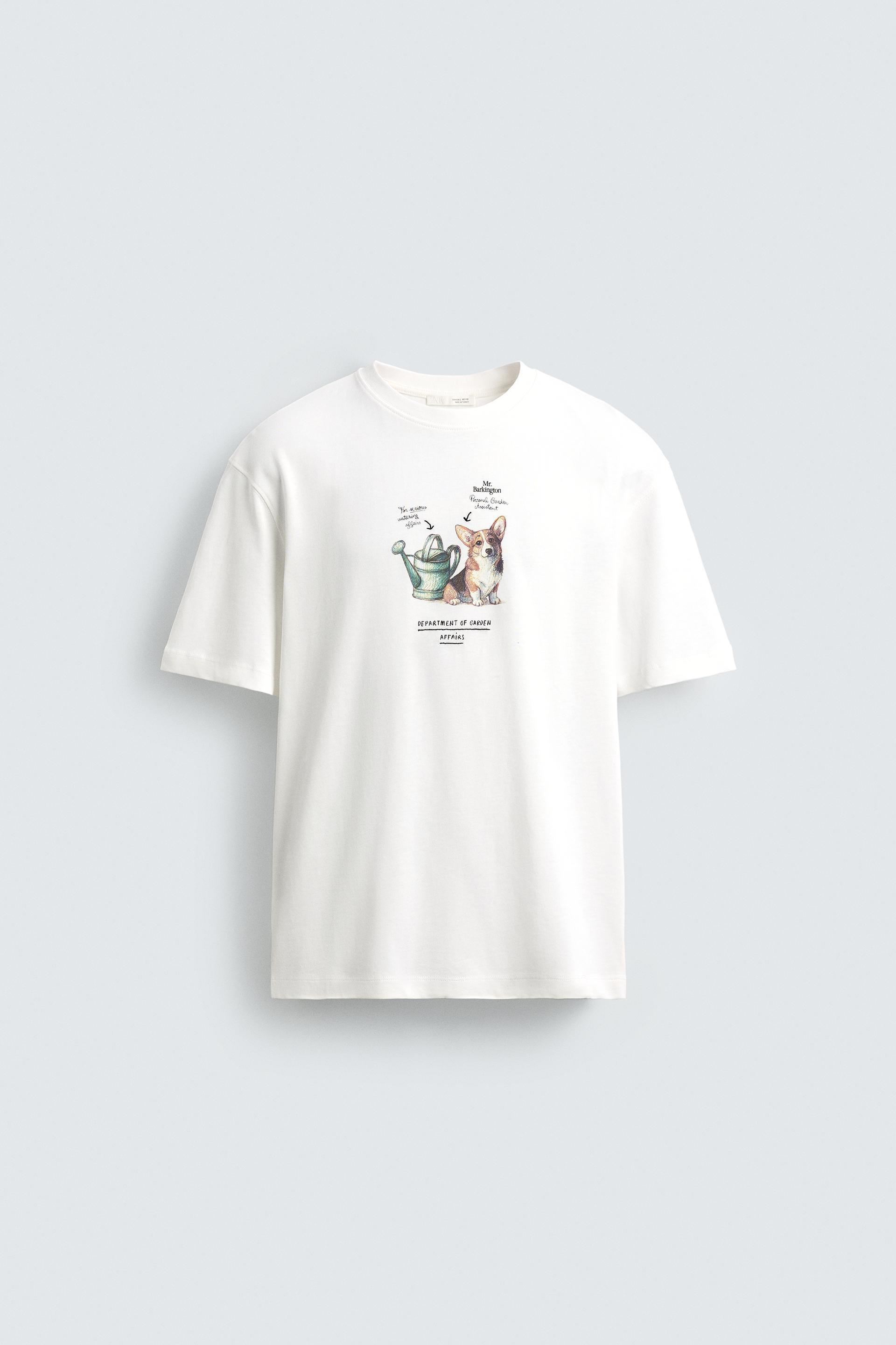CONTRAST PRINT T-SHIRT by ZARA
