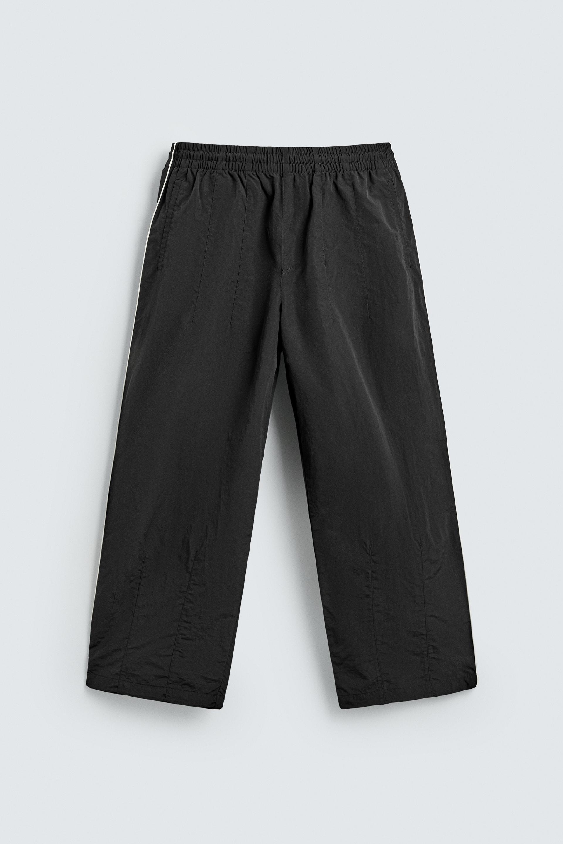 CONTRAST STRIPE TECHNICAL JOGGER PANTS by ZARA