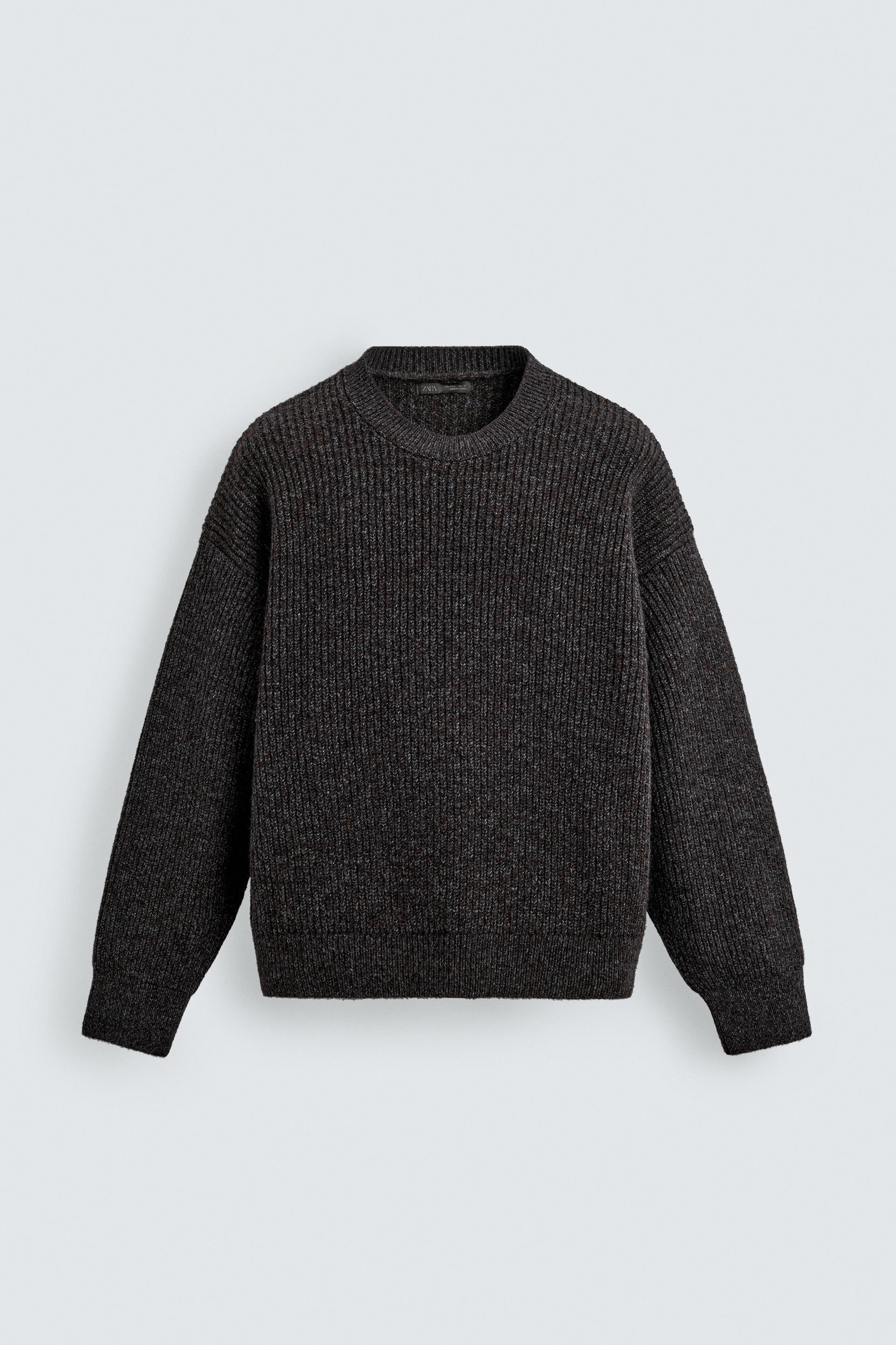 CONTRAST TEXTURED JUMPER by ZARA