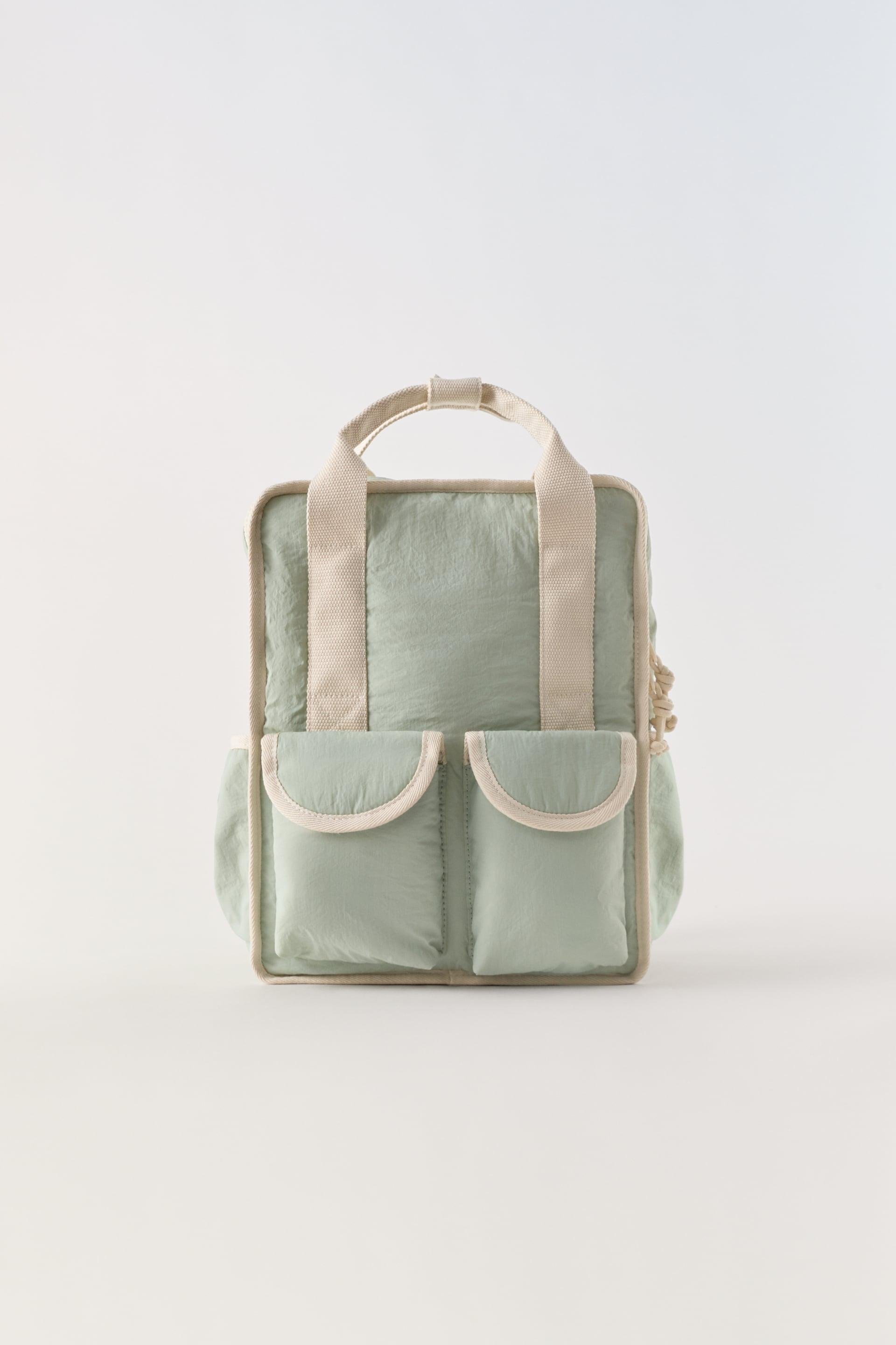 CONTRASTING BACKPACK by ZARA