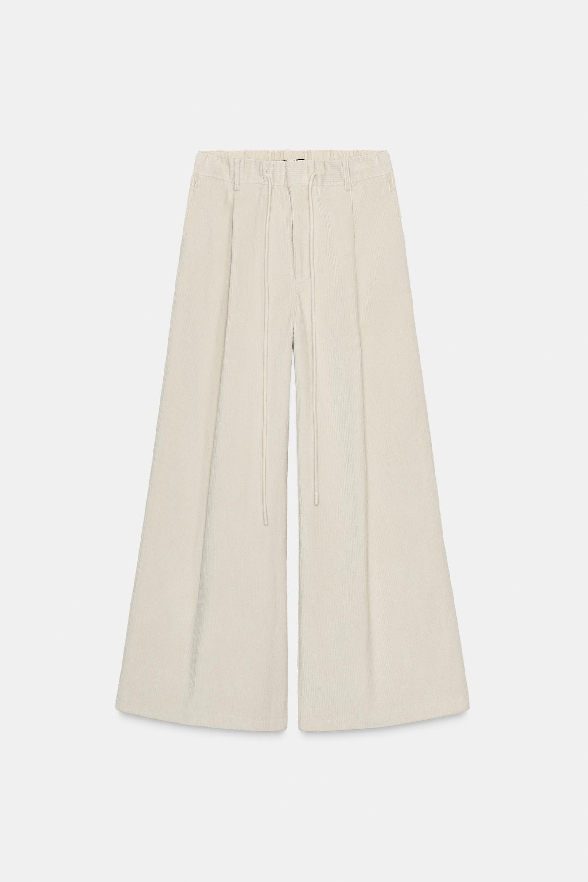 CORDUROY PANTS WITH POCKETS by ZARA